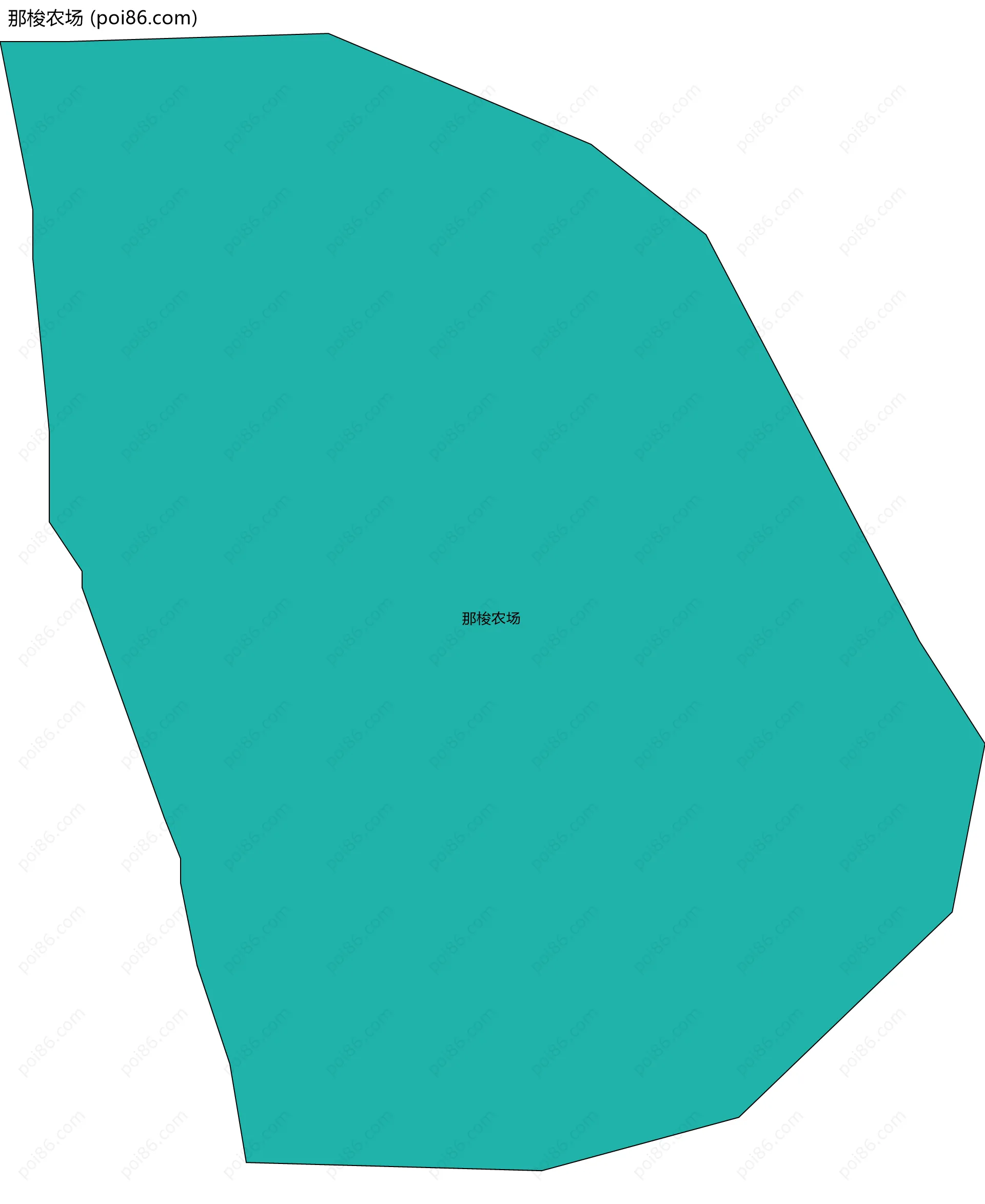 那梭农场边界地图