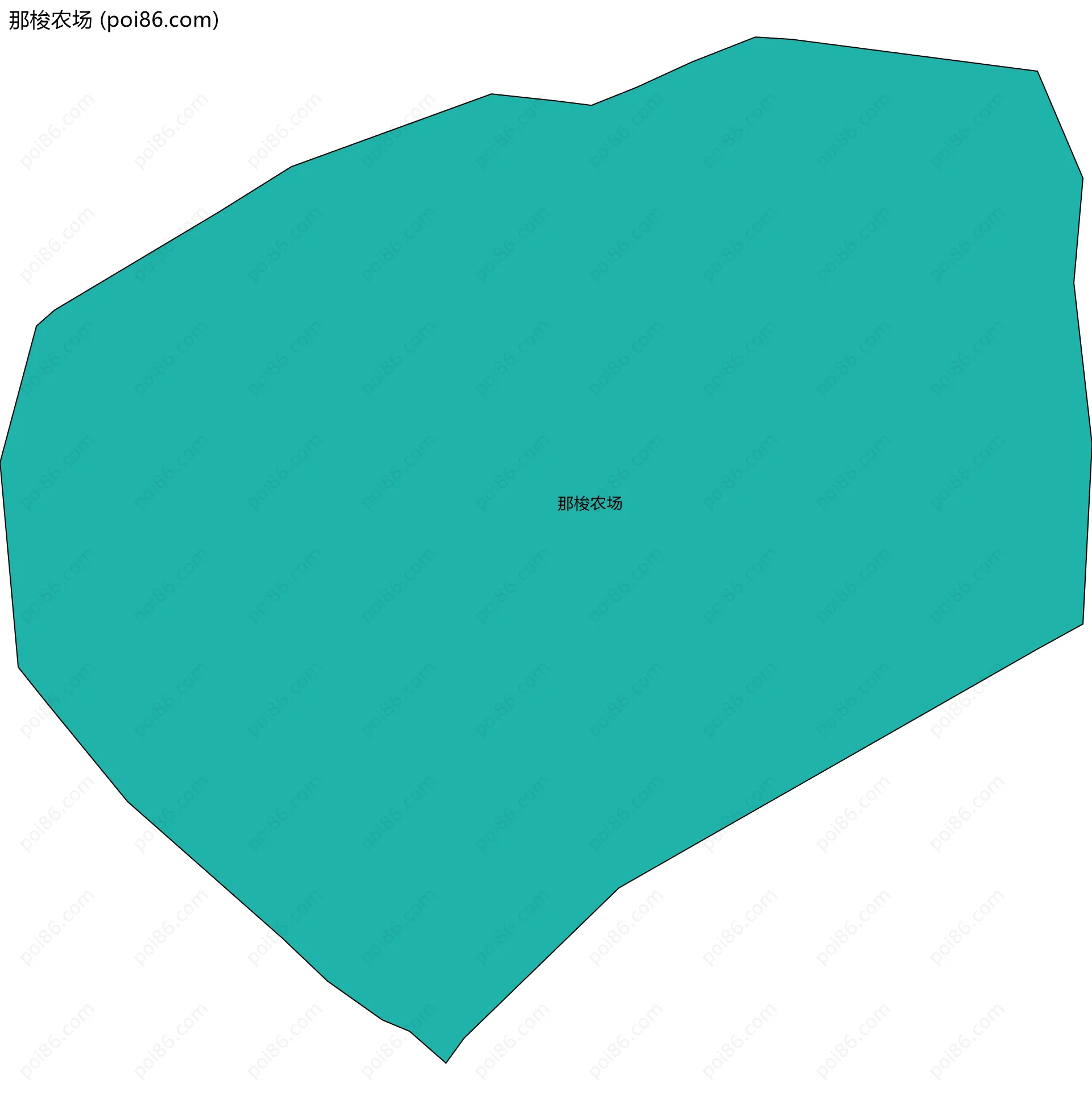 那梭农场边界地图