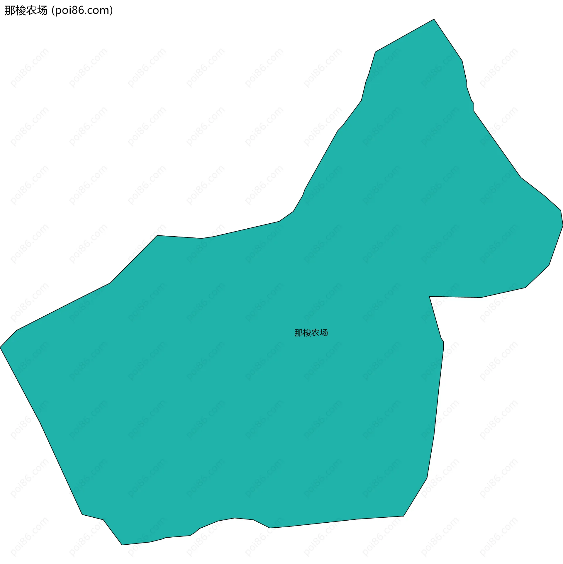 那梭农场边界地图
