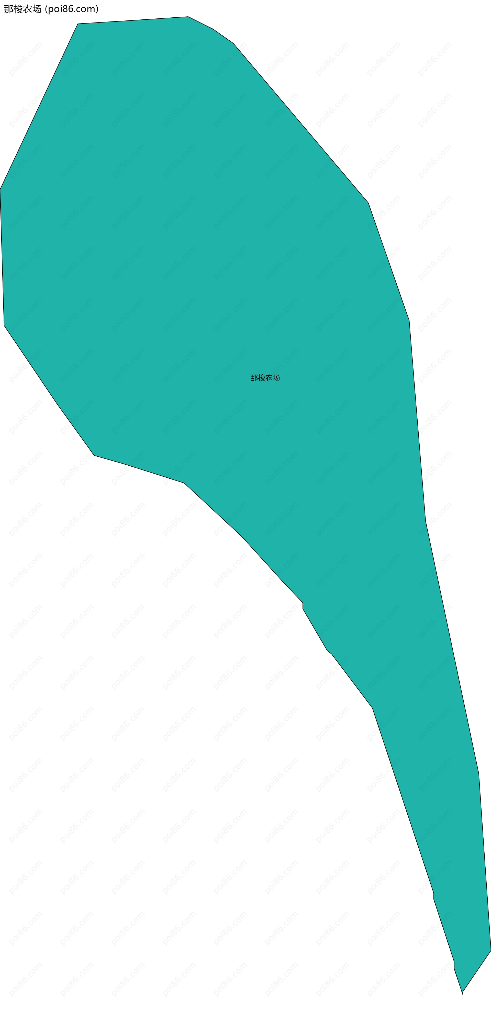 那梭农场边界地图