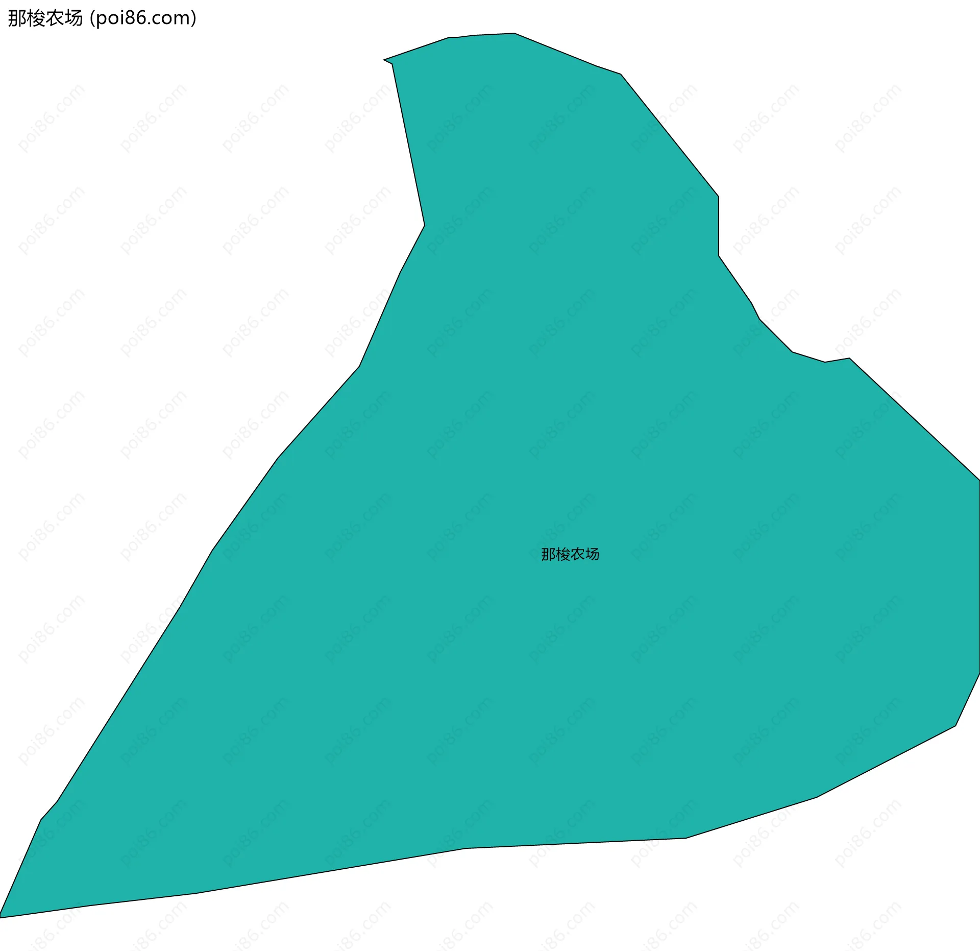 那梭农场边界地图