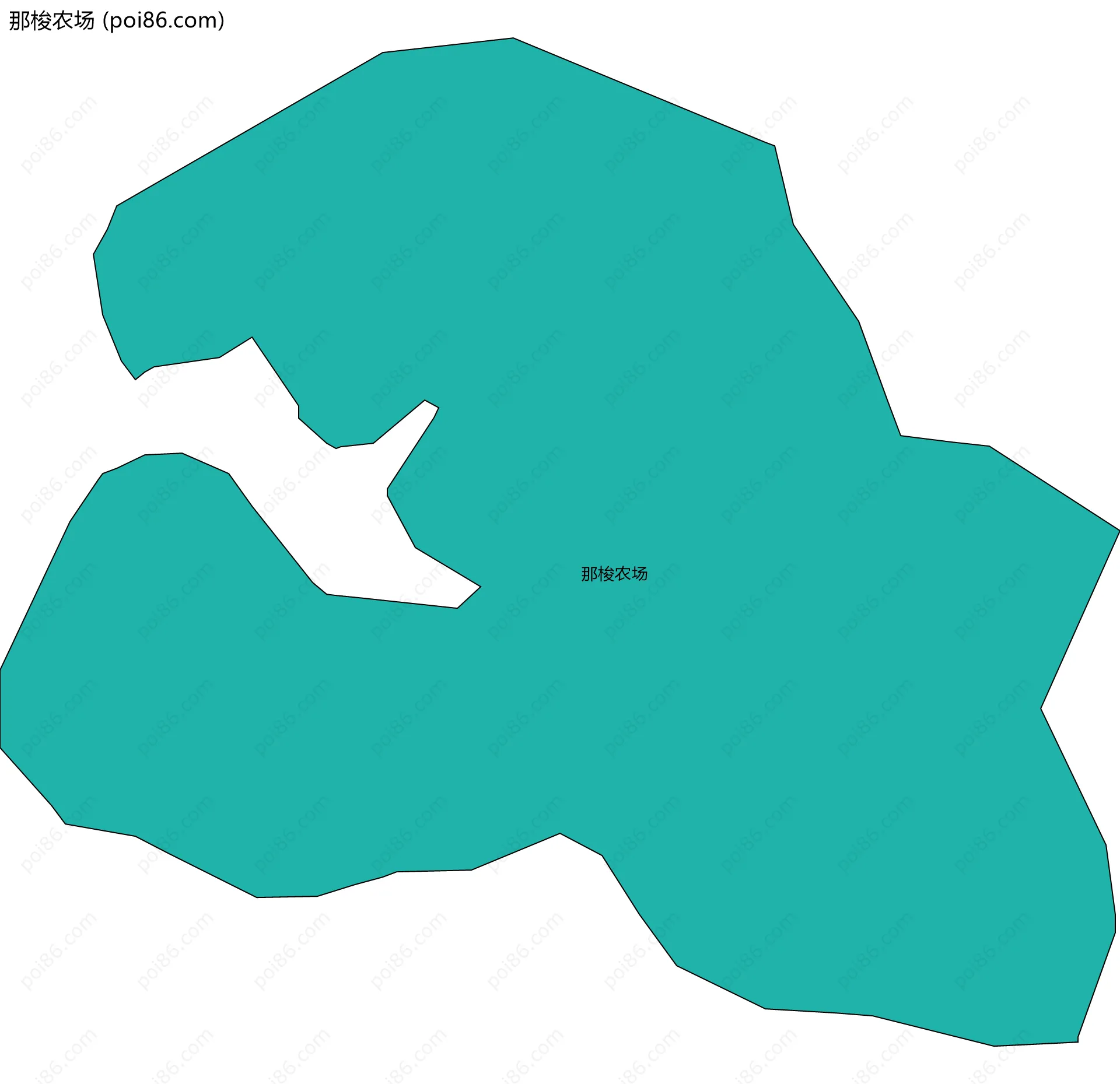 那梭农场边界地图