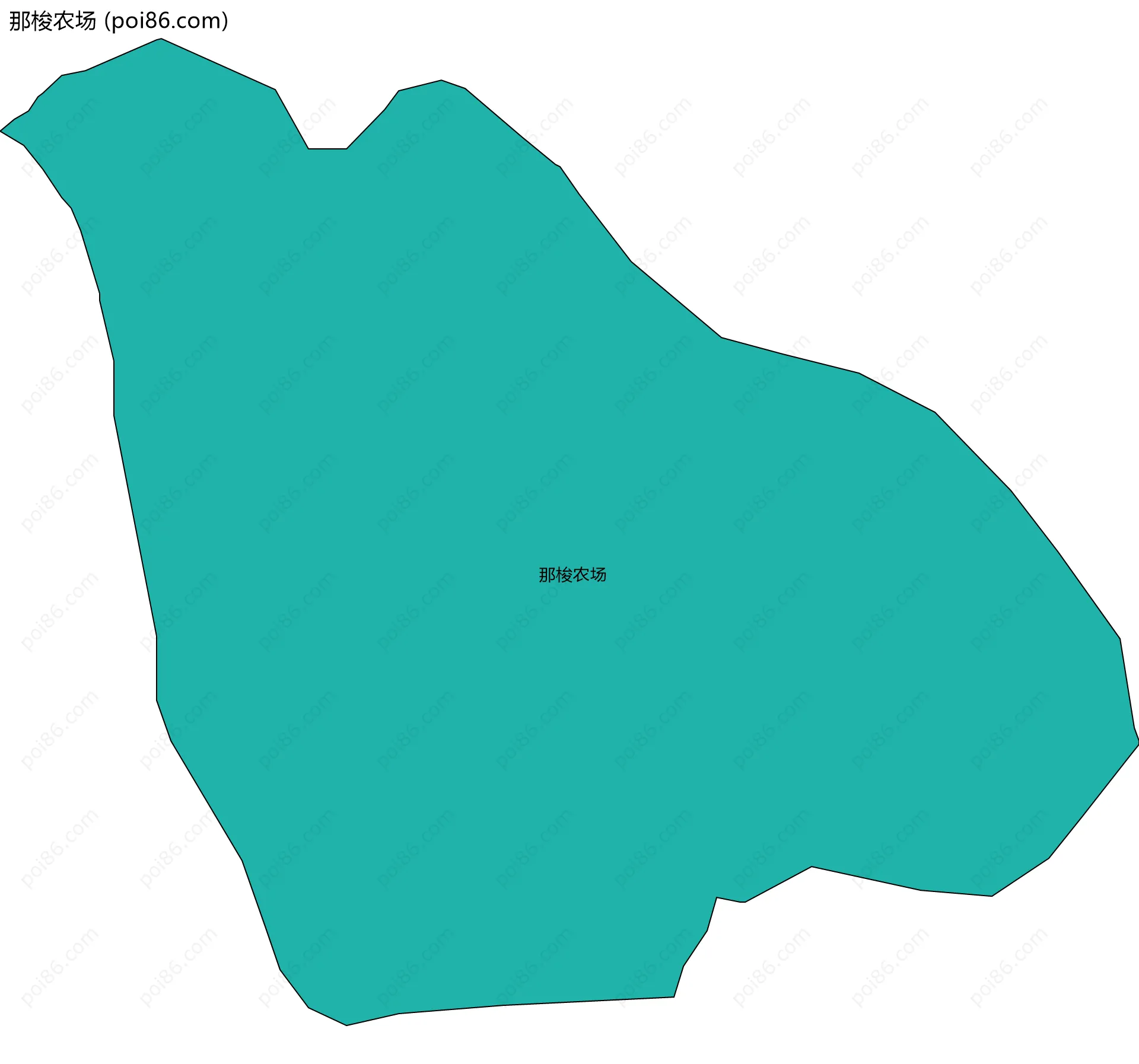 那梭农场边界地图