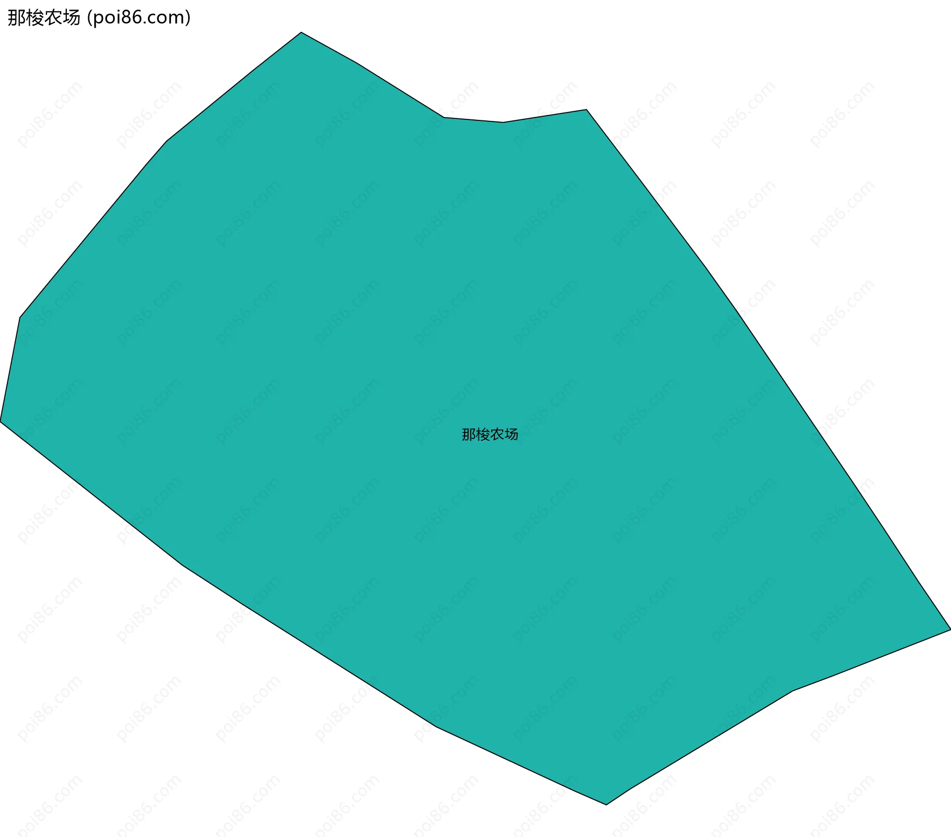 那梭农场边界地图