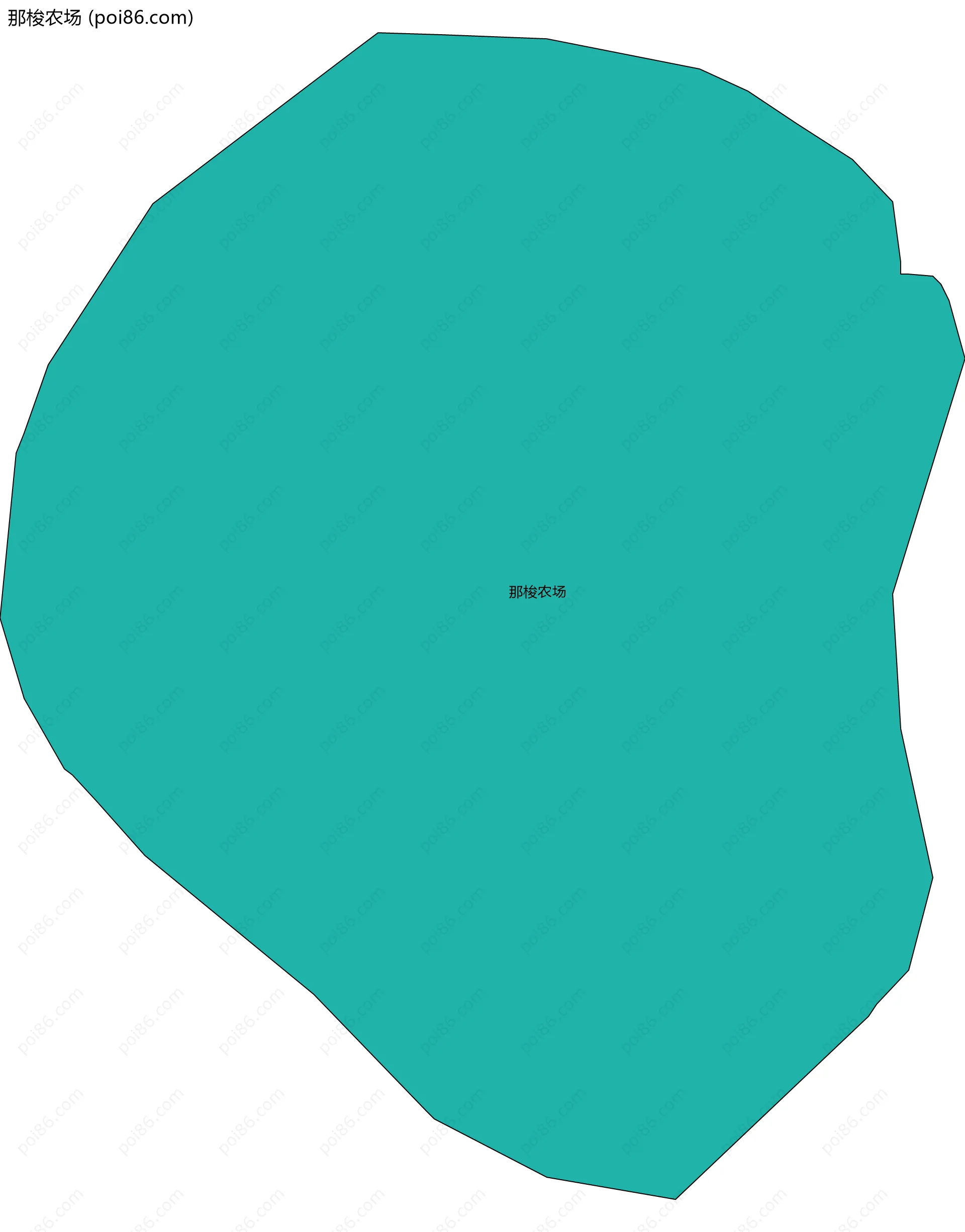 那梭农场边界地图