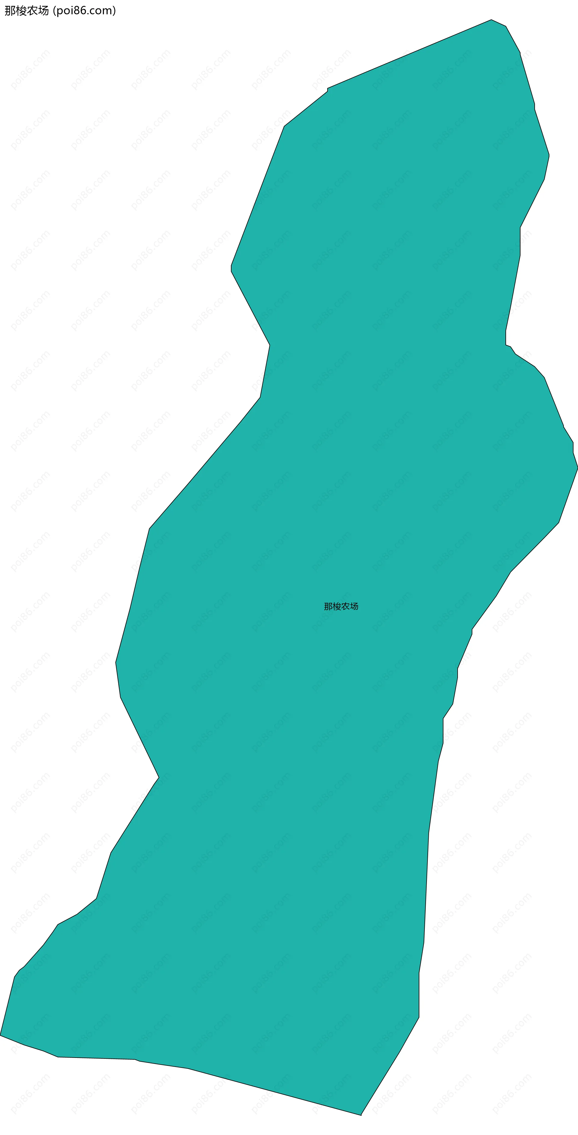 那梭农场边界地图