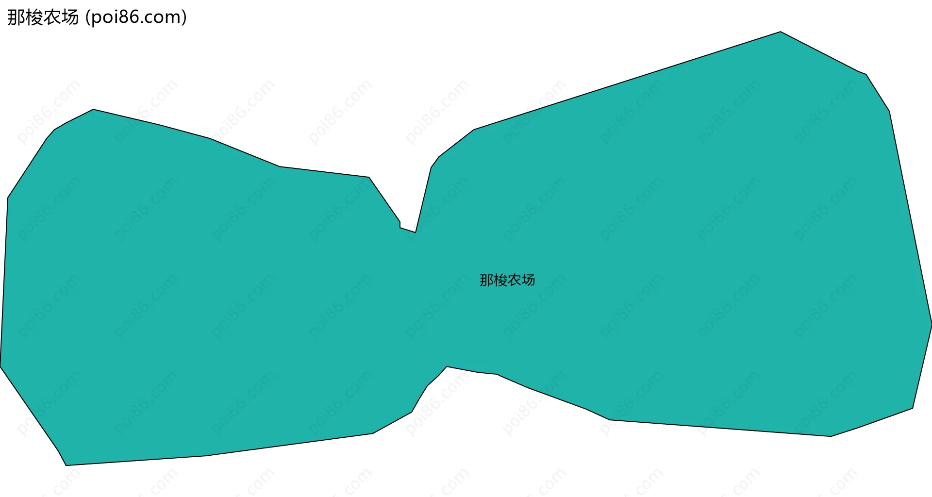 那梭农场边界地图