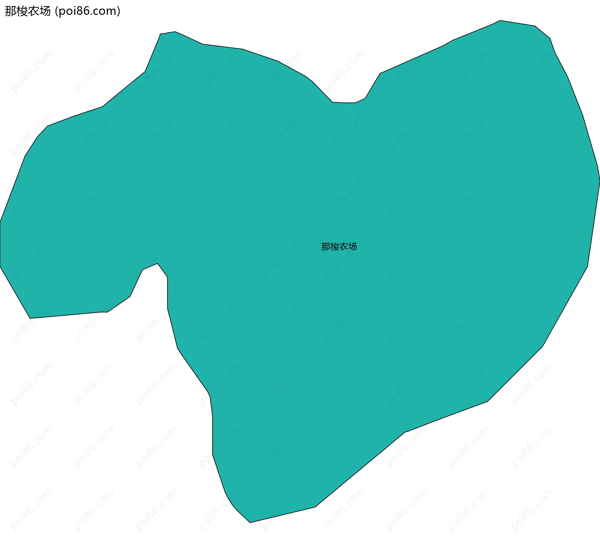 那梭农场边界地图