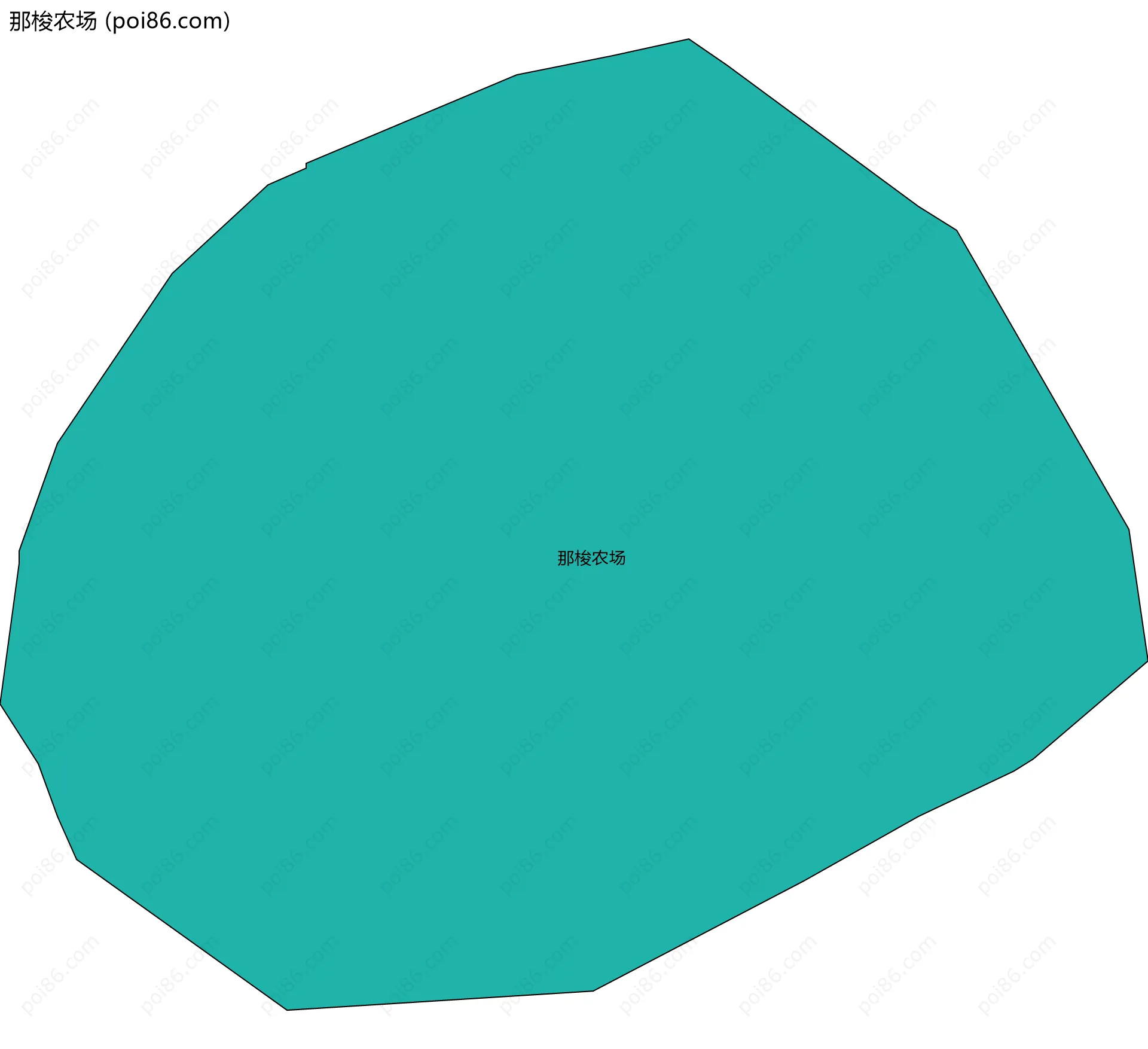 那梭农场边界地图