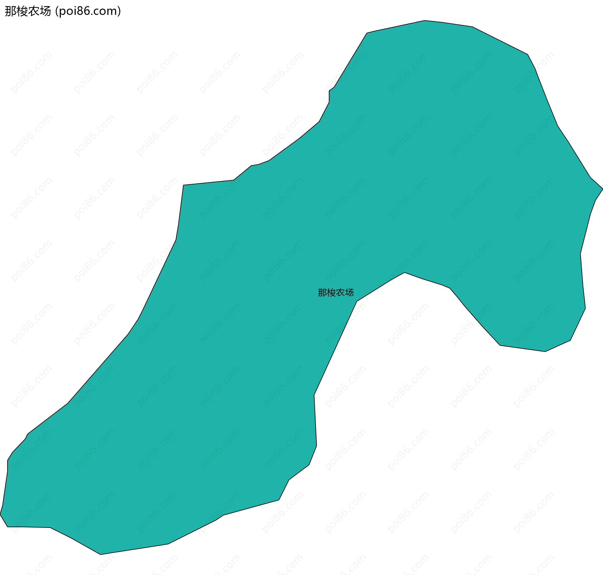 那梭农场边界地图