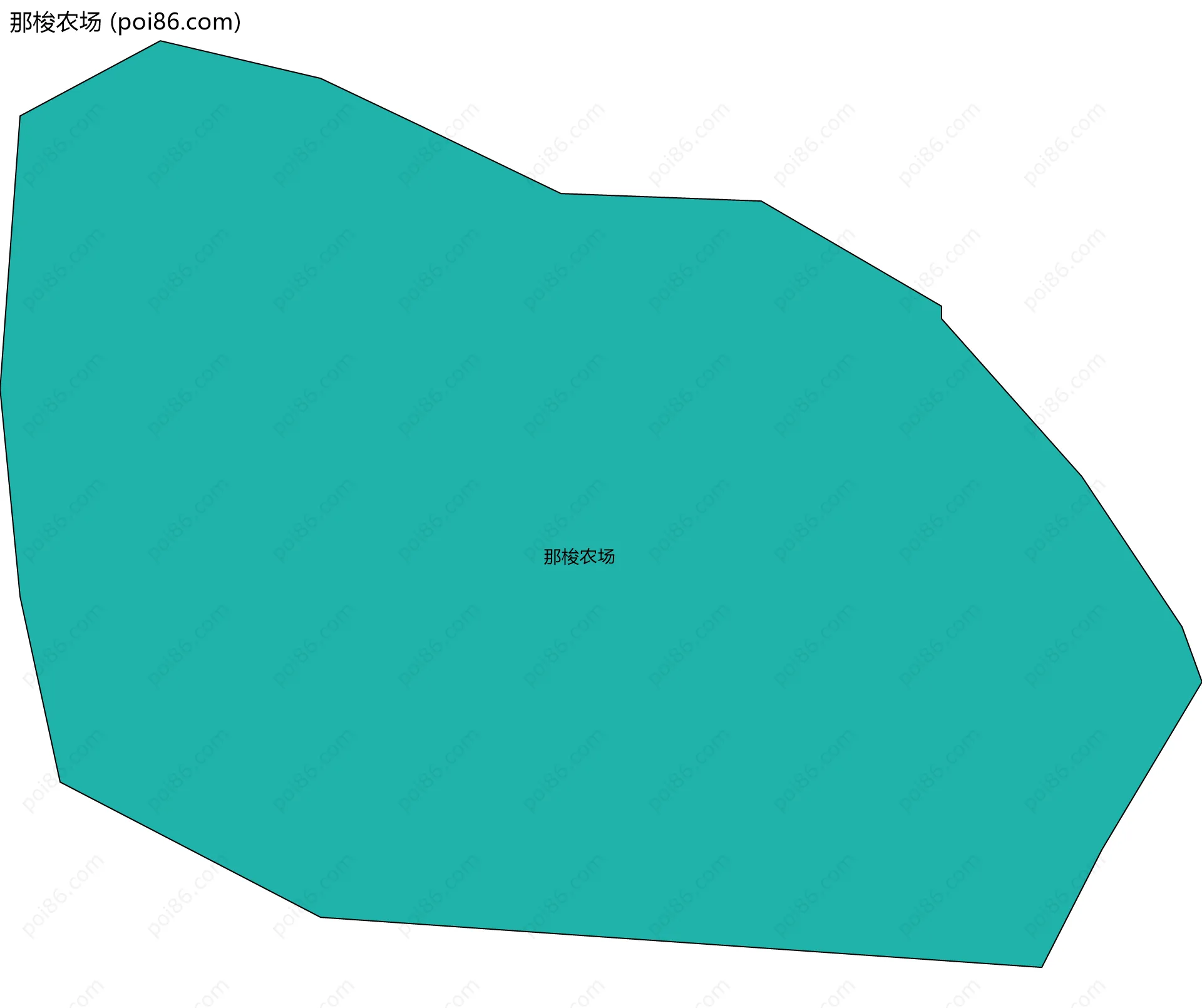 那梭农场边界地图