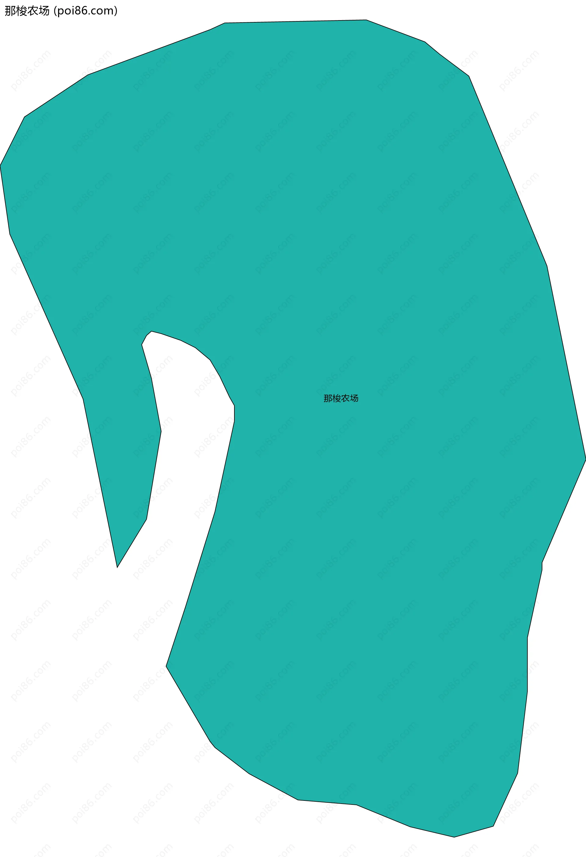 那梭农场边界地图