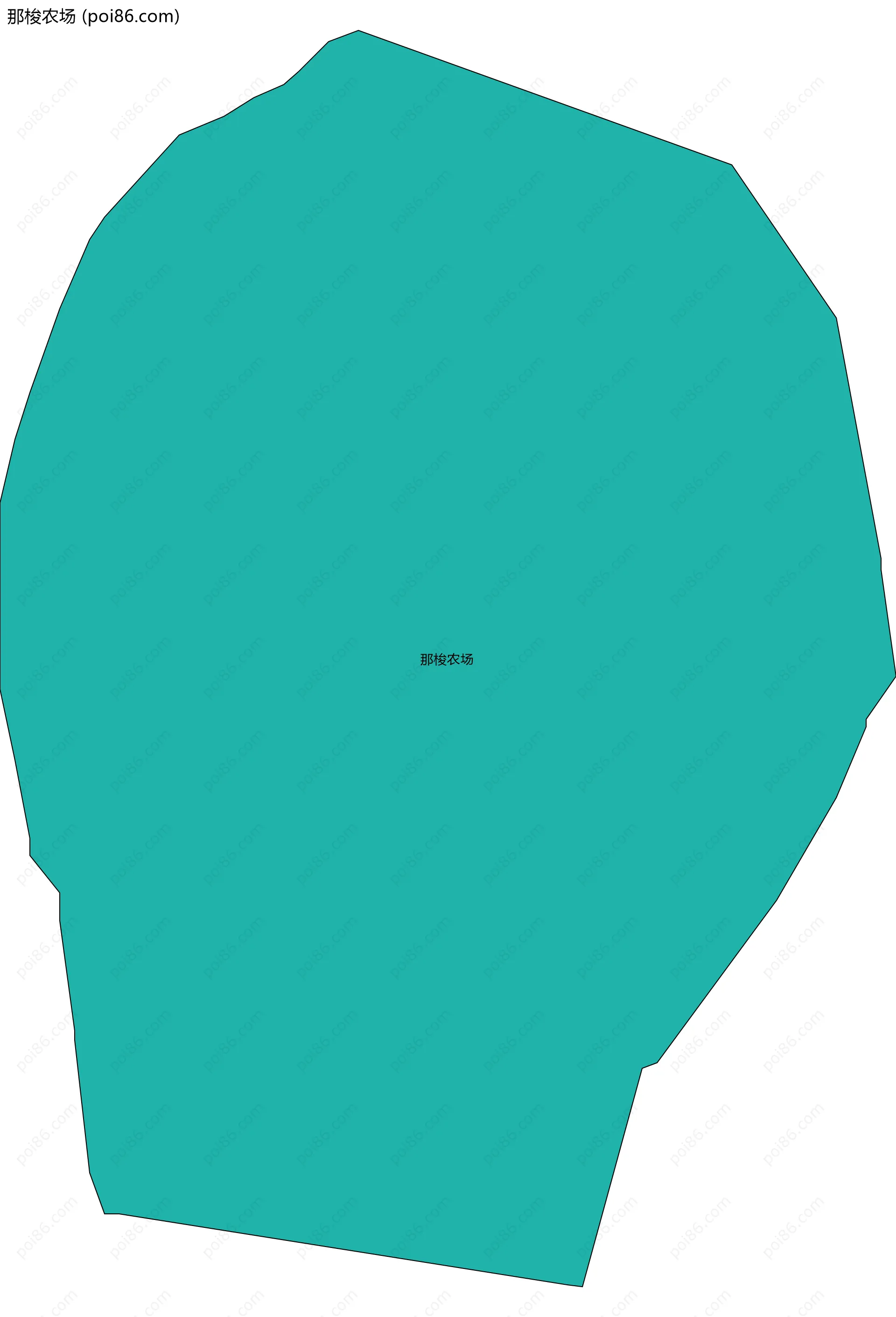 那梭农场边界地图