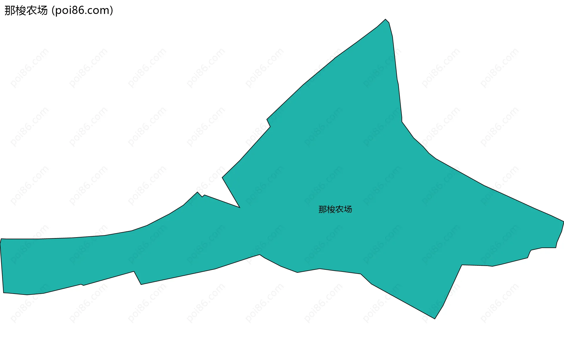 那梭农场边界地图