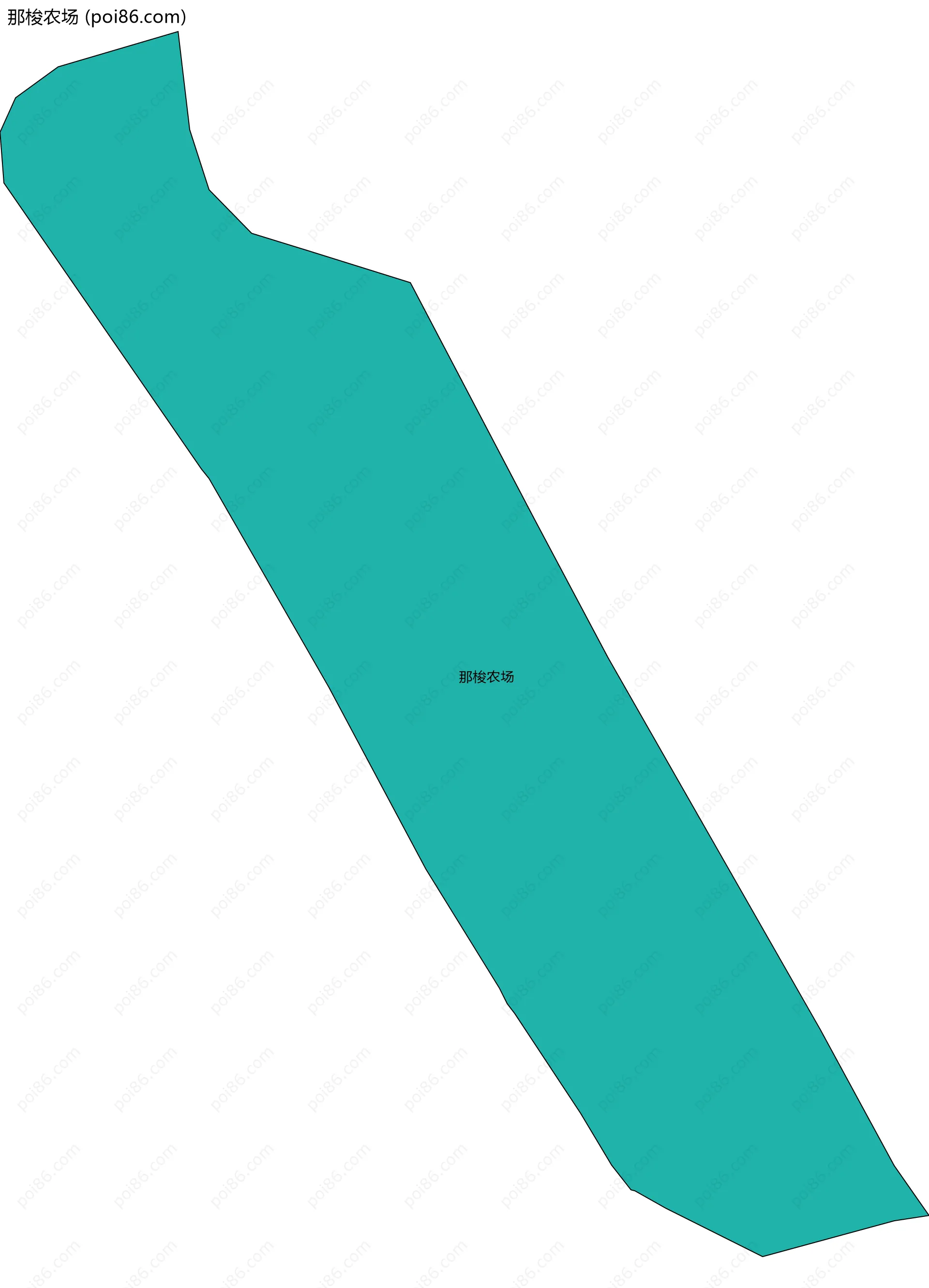 那梭农场边界地图