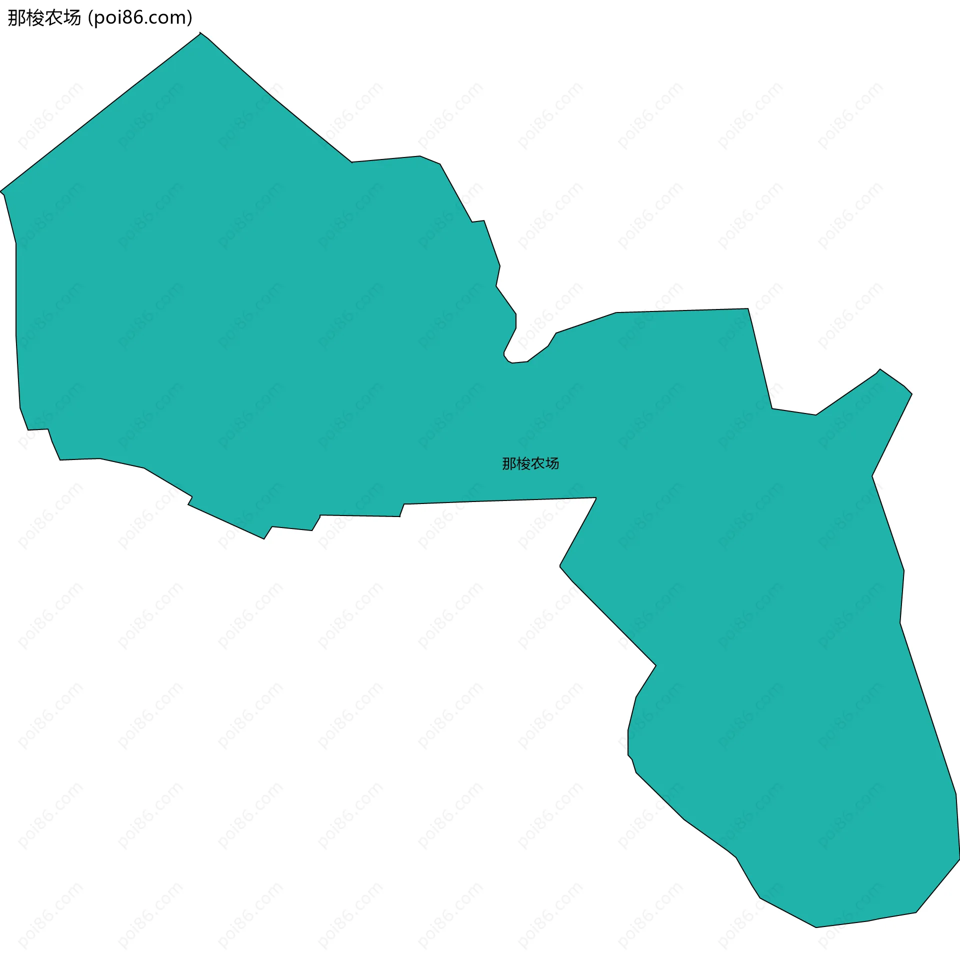 那梭农场边界地图