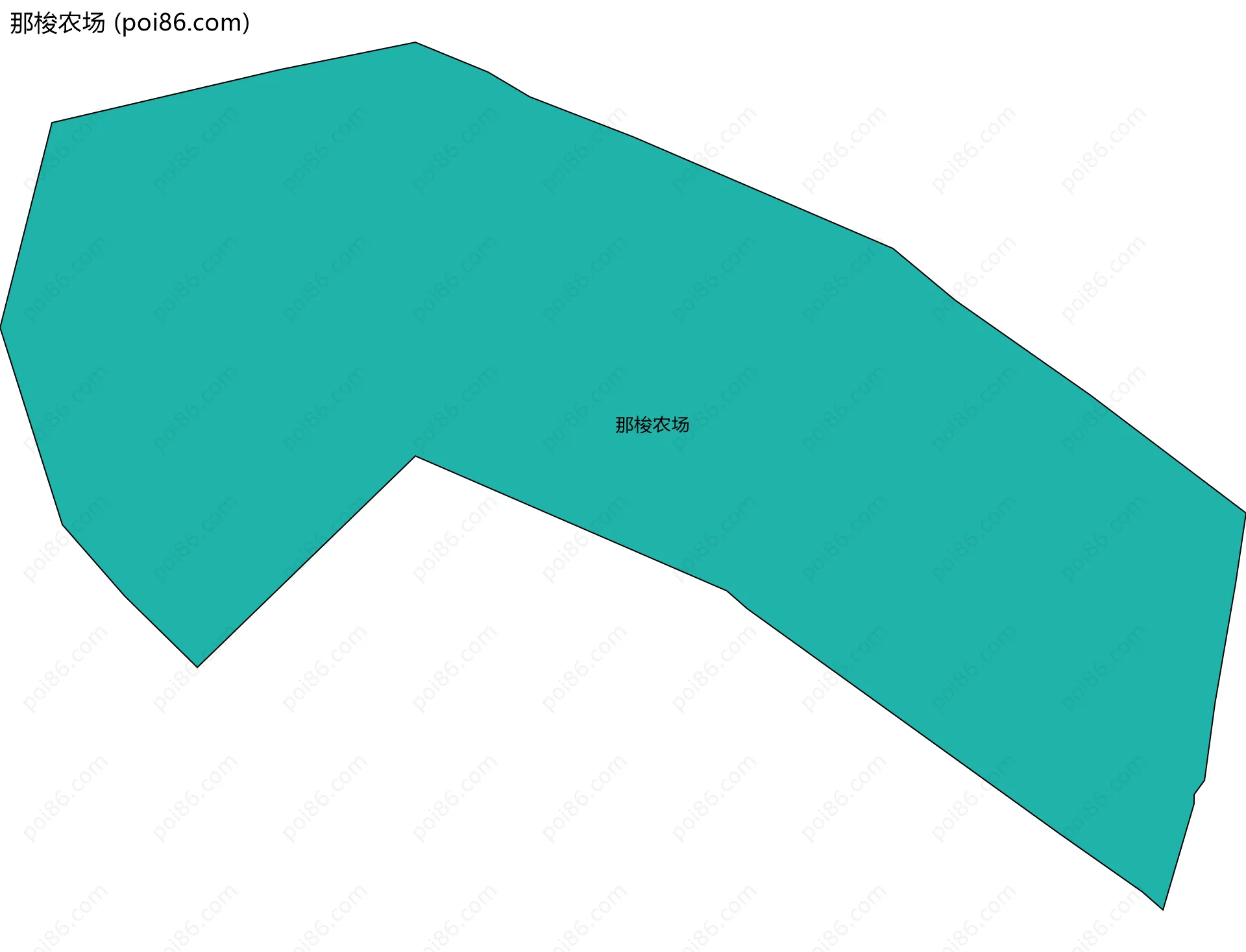 那梭农场边界地图