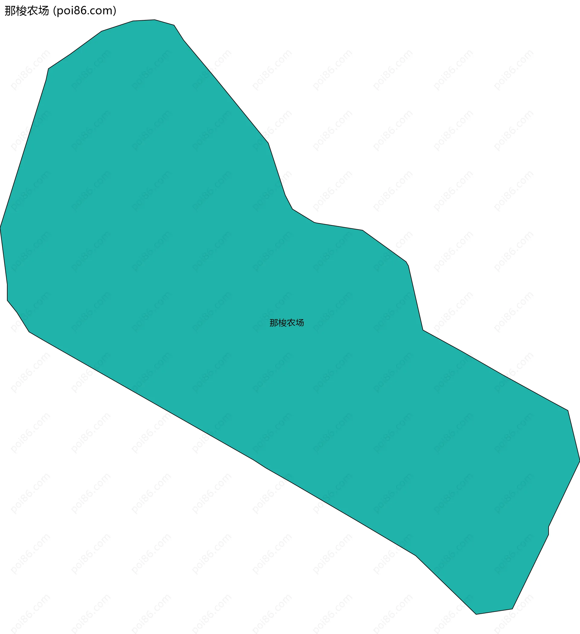 那梭农场边界地图