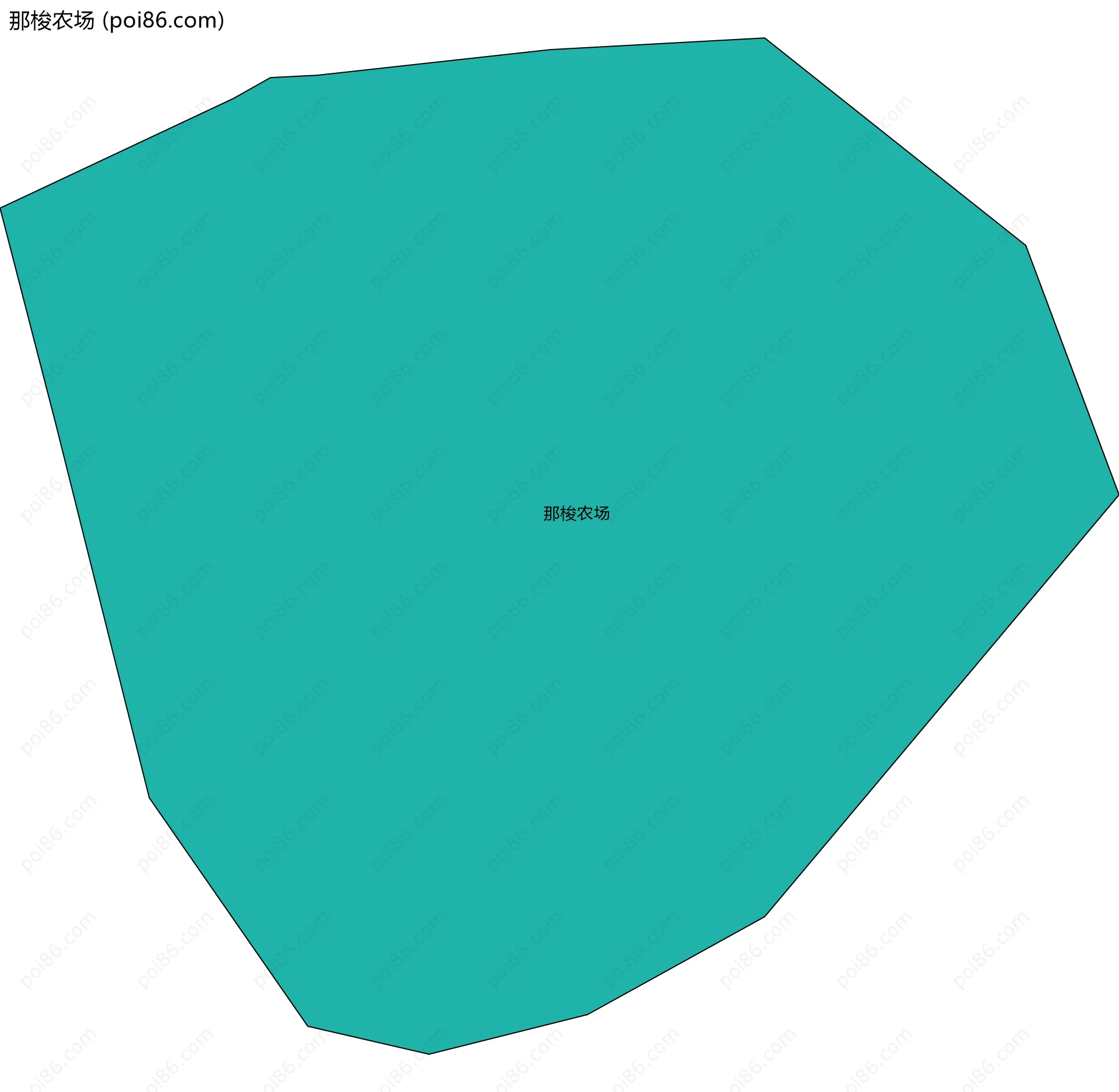 那梭农场边界地图