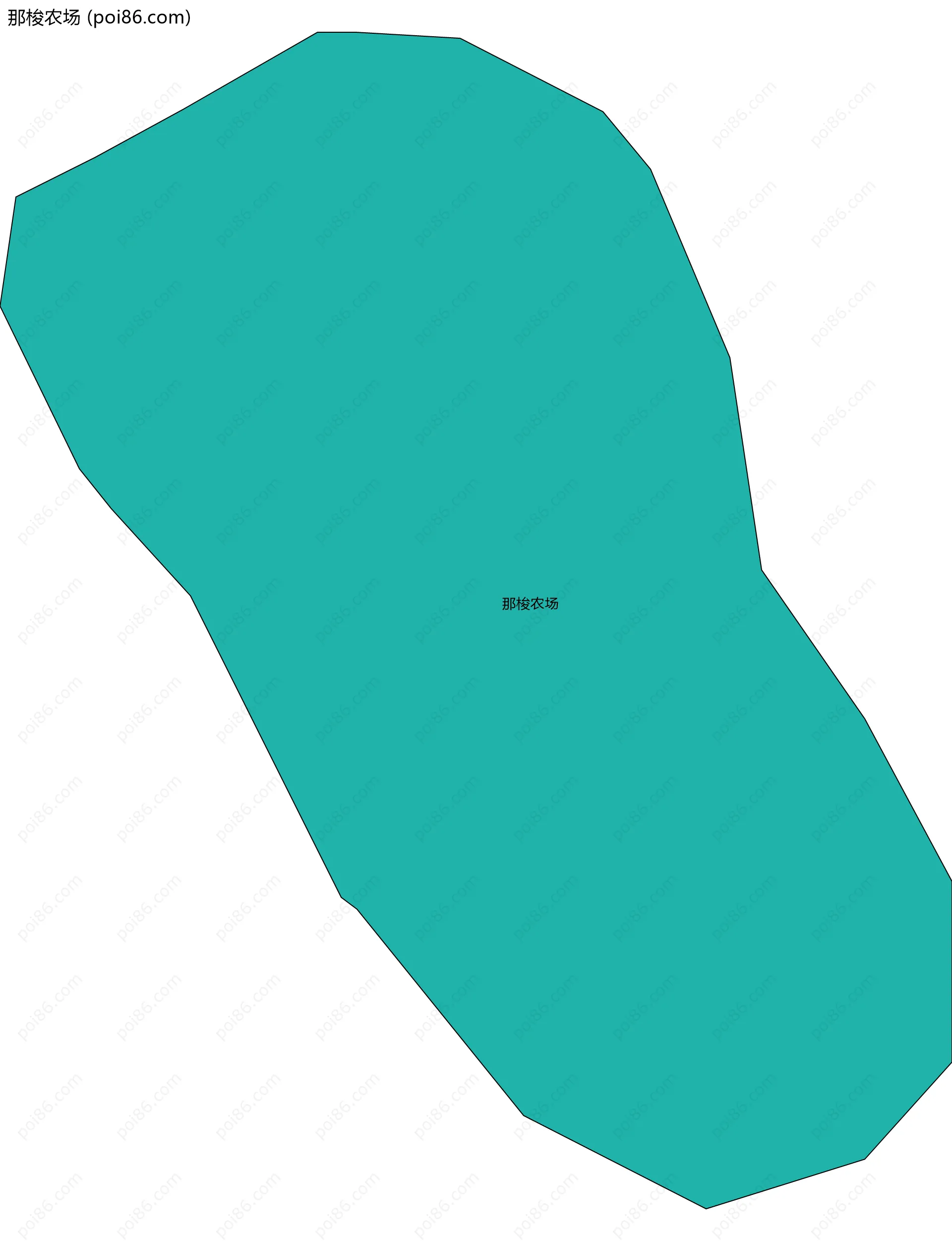 那梭农场边界地图