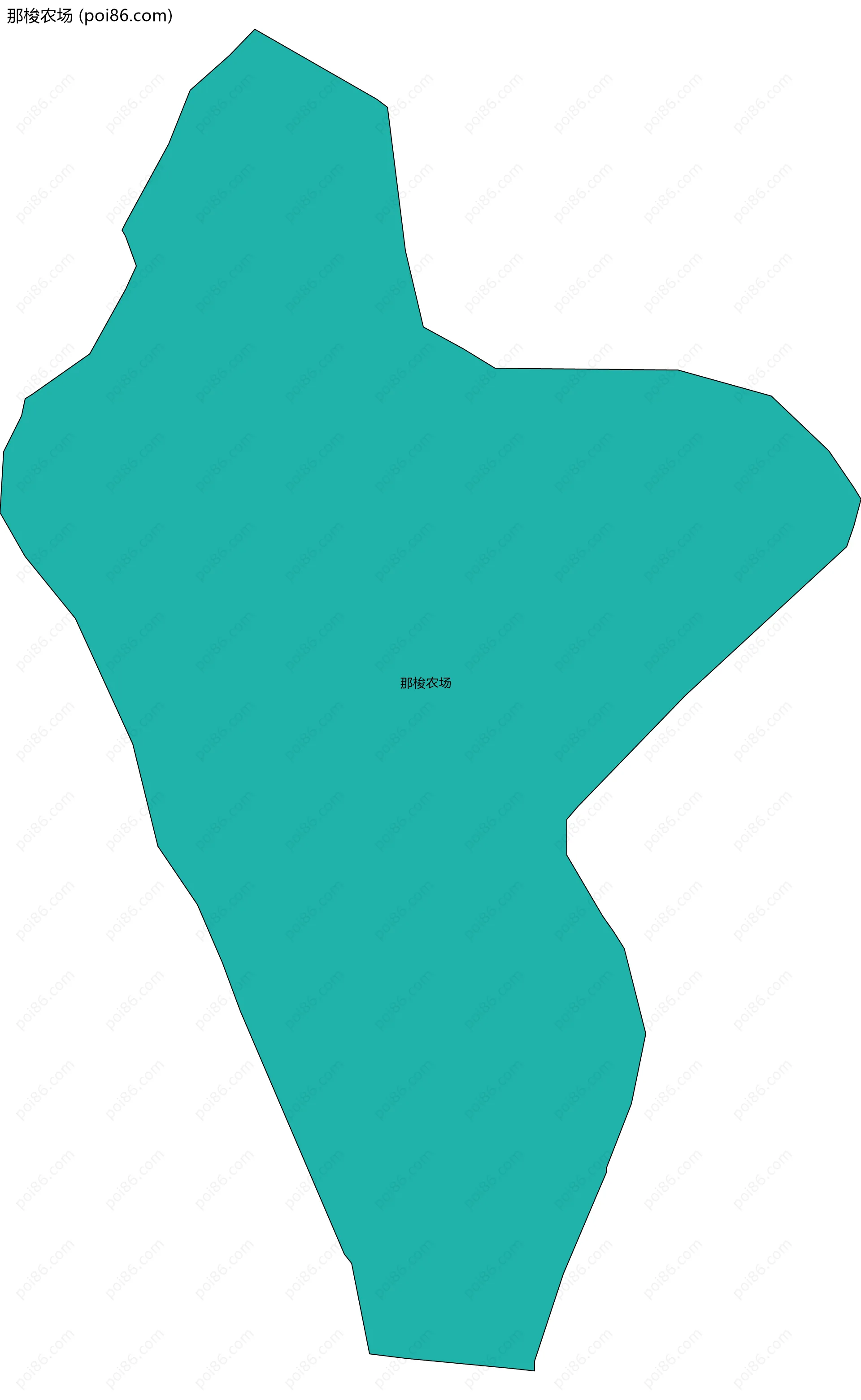 那梭农场边界地图