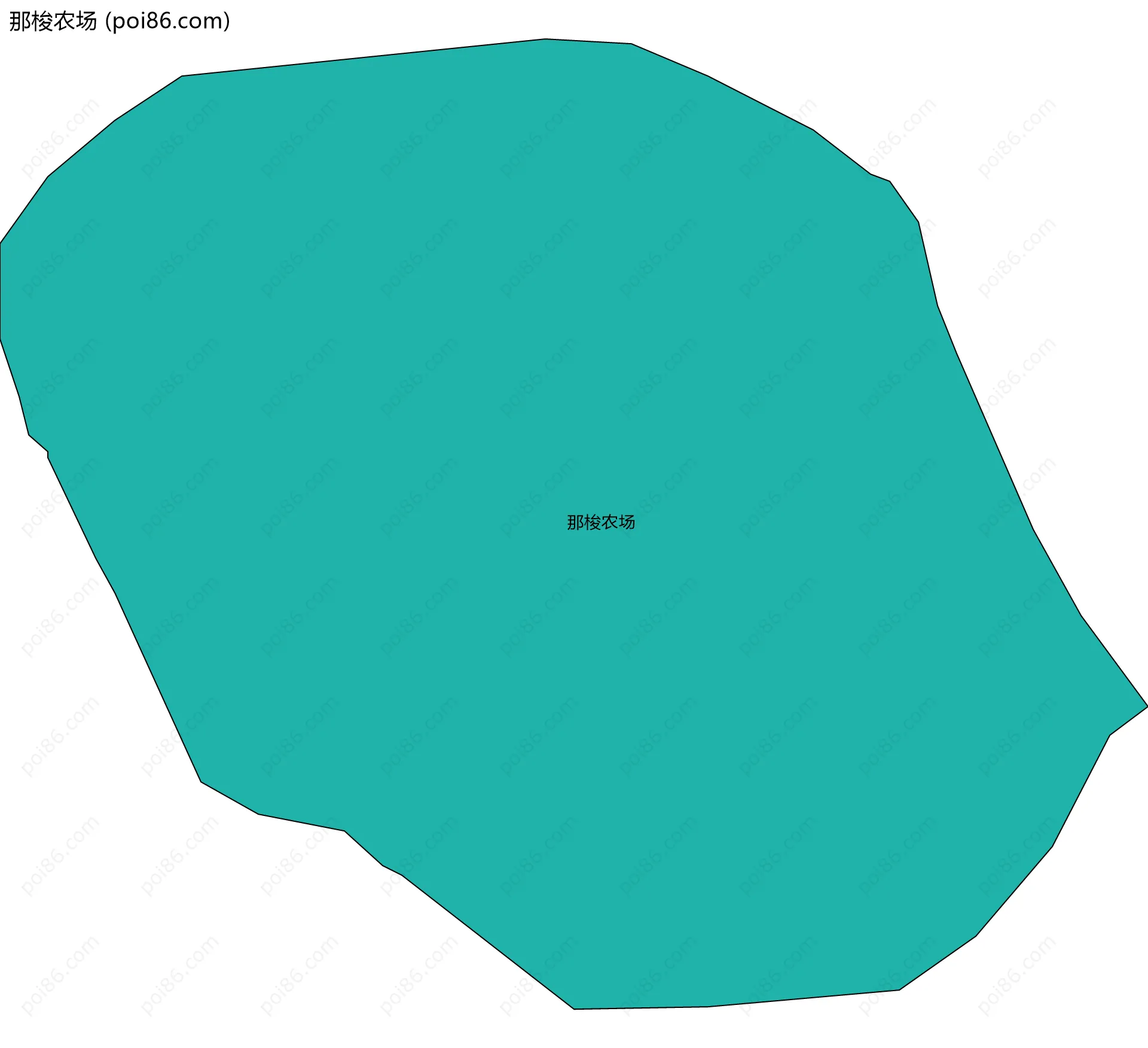 那梭农场边界地图