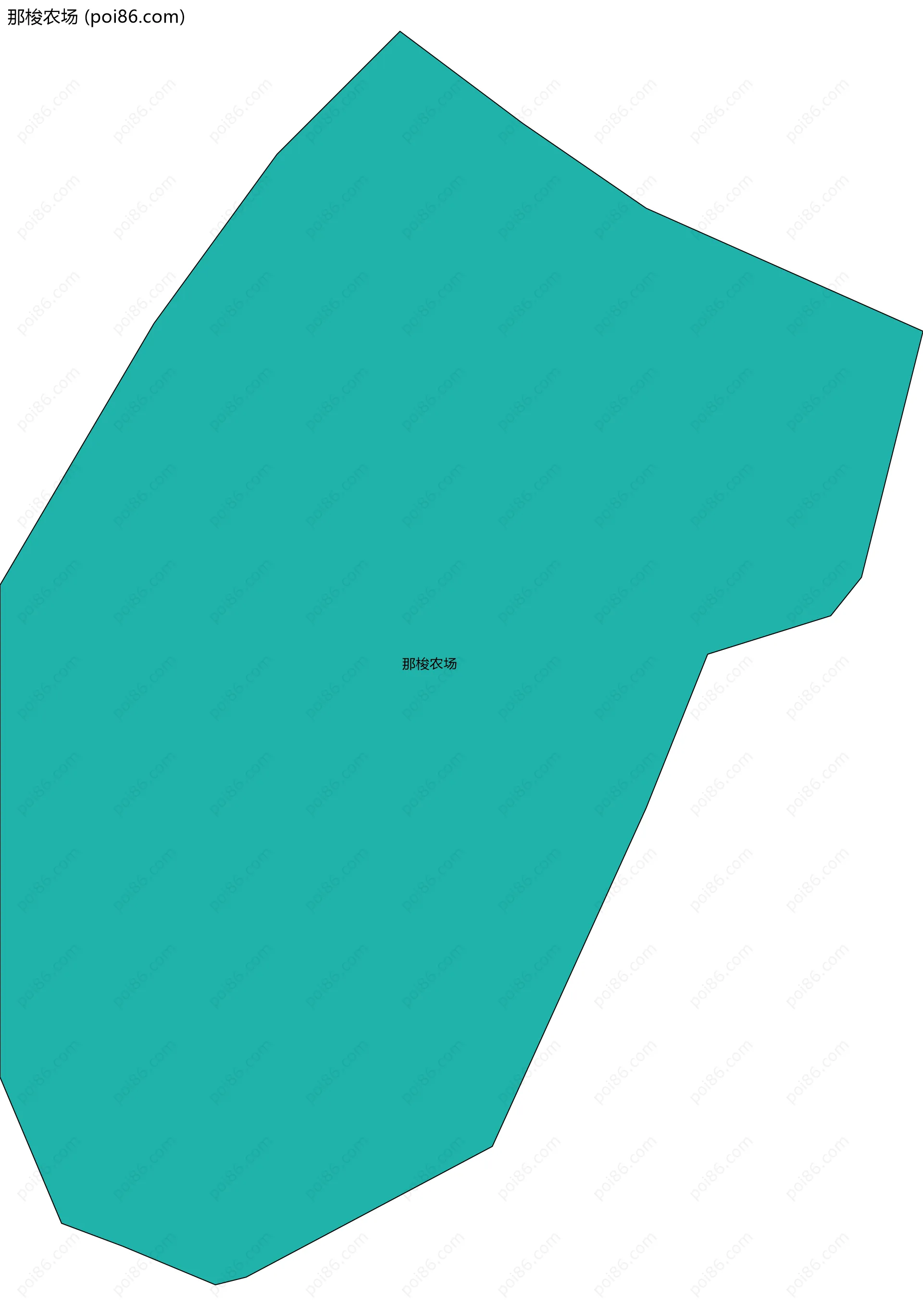 那梭农场边界地图