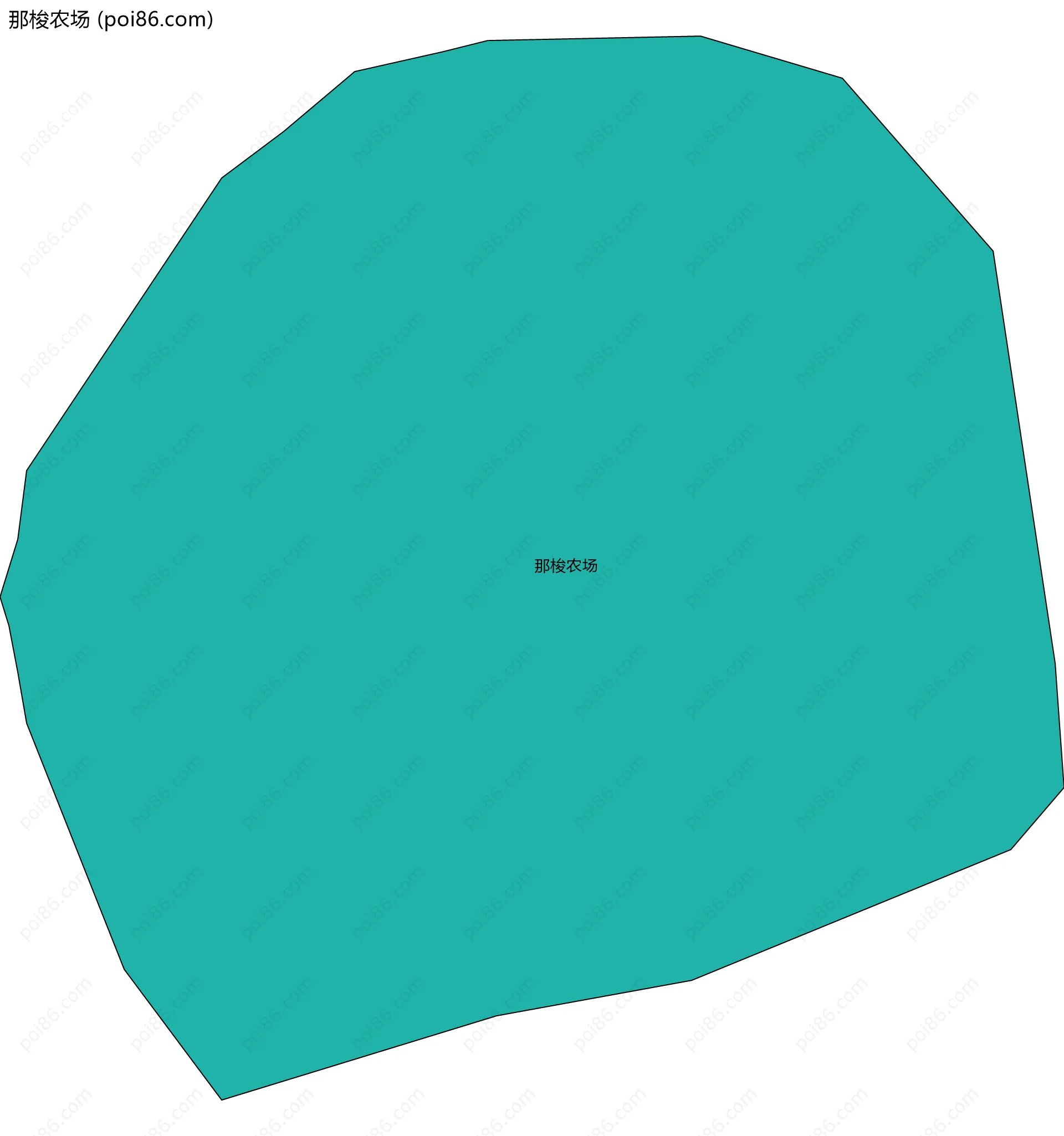 那梭农场边界地图