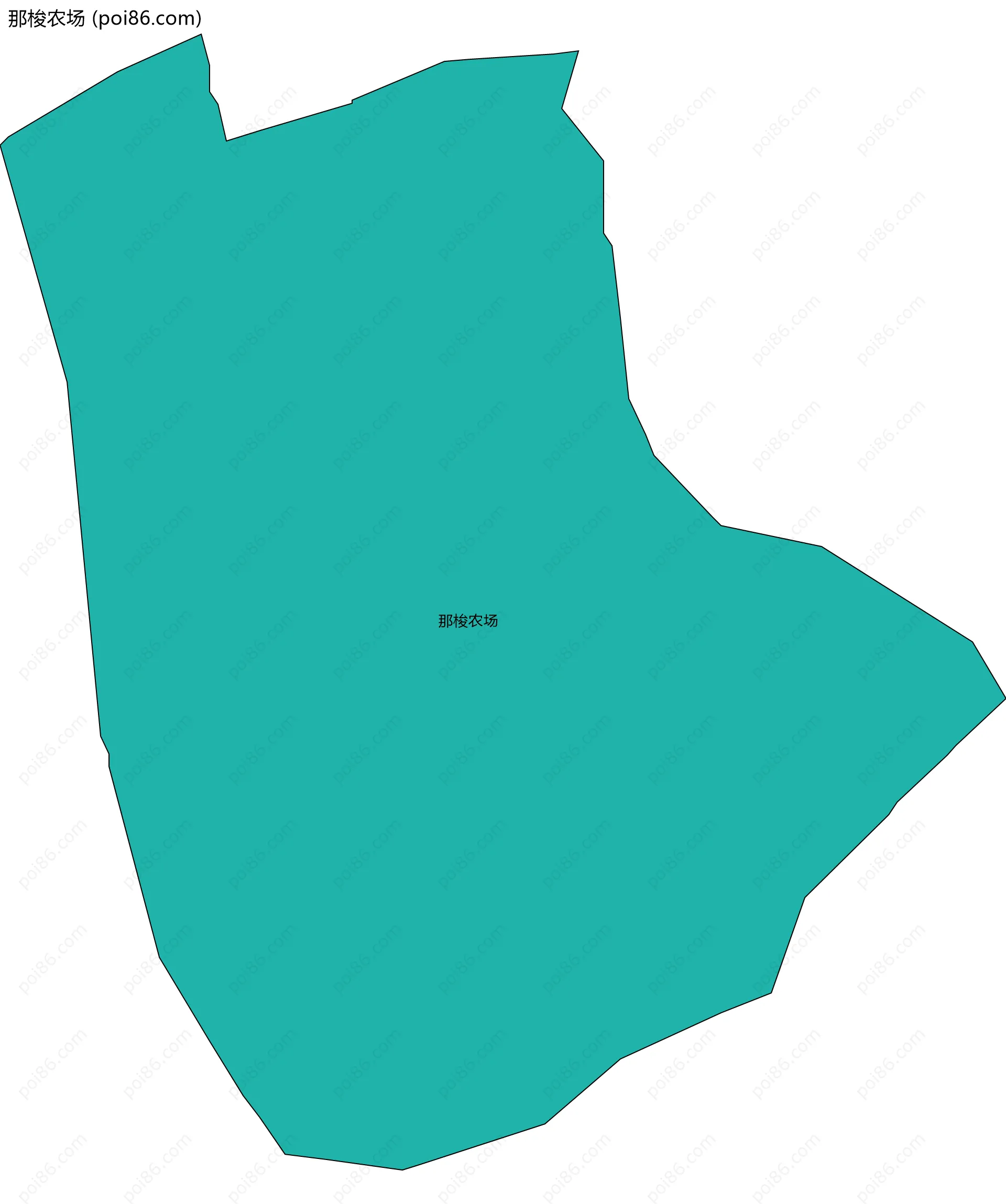 那梭农场边界地图