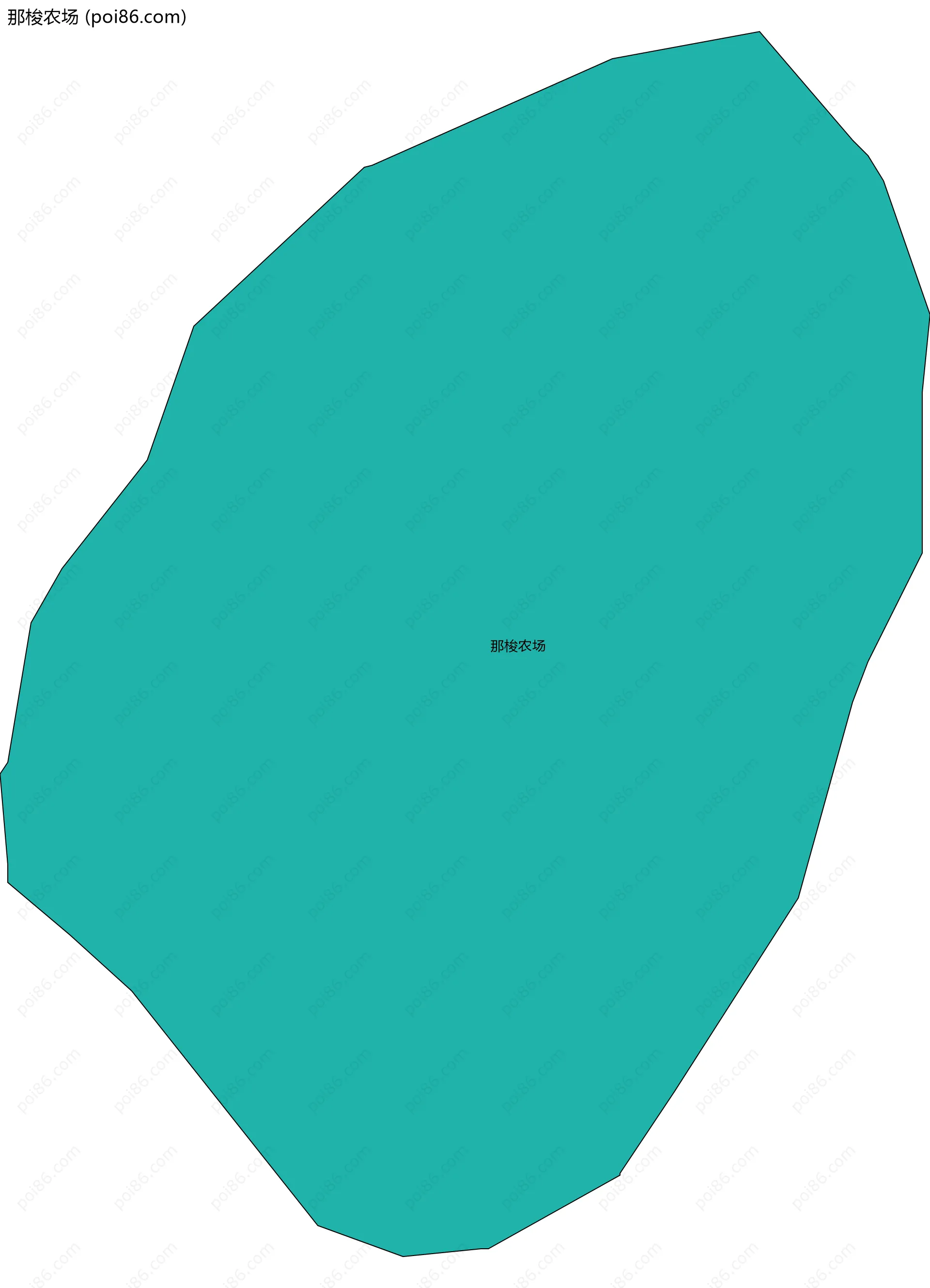 那梭农场边界地图