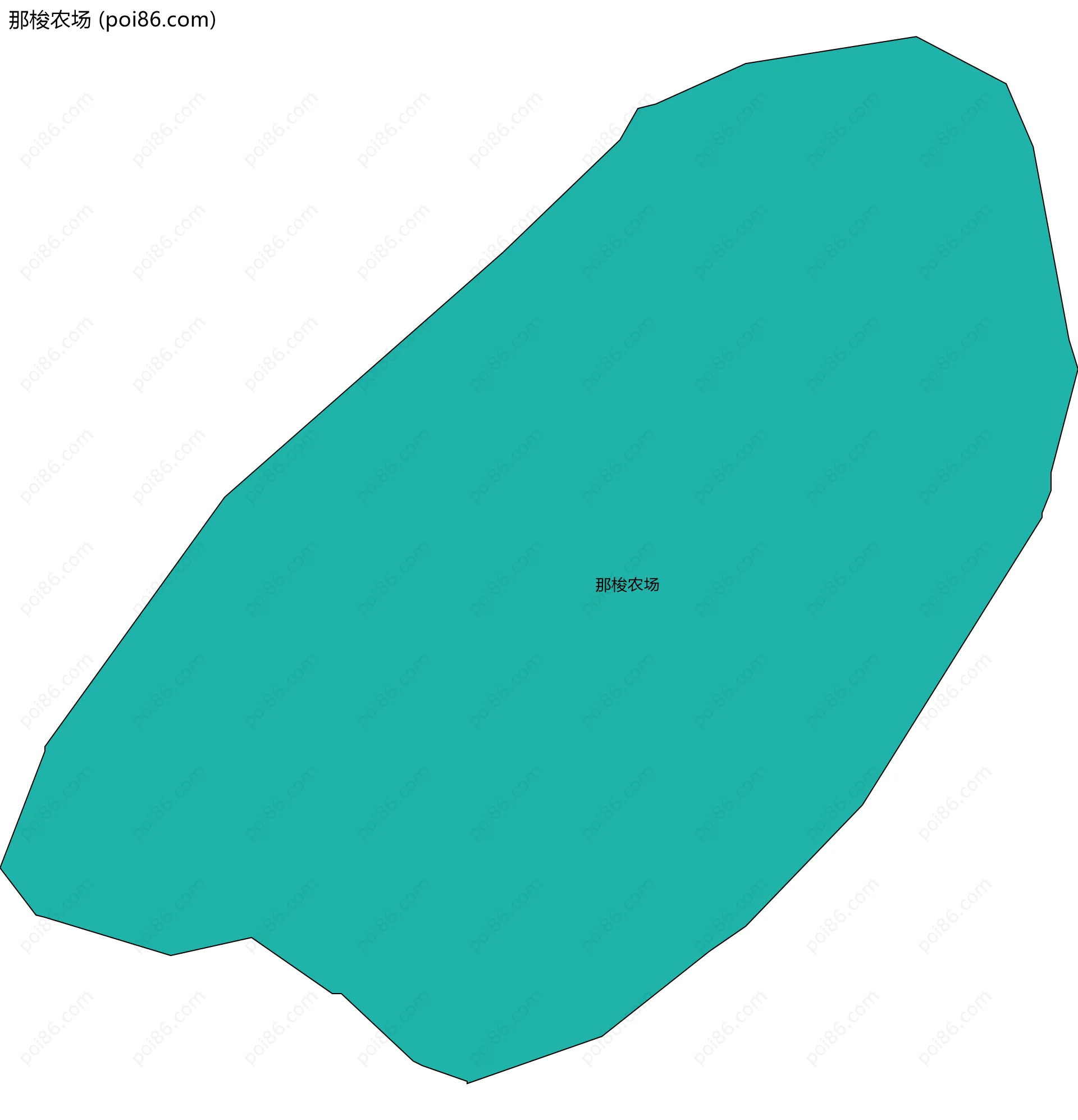 那梭农场边界地图
