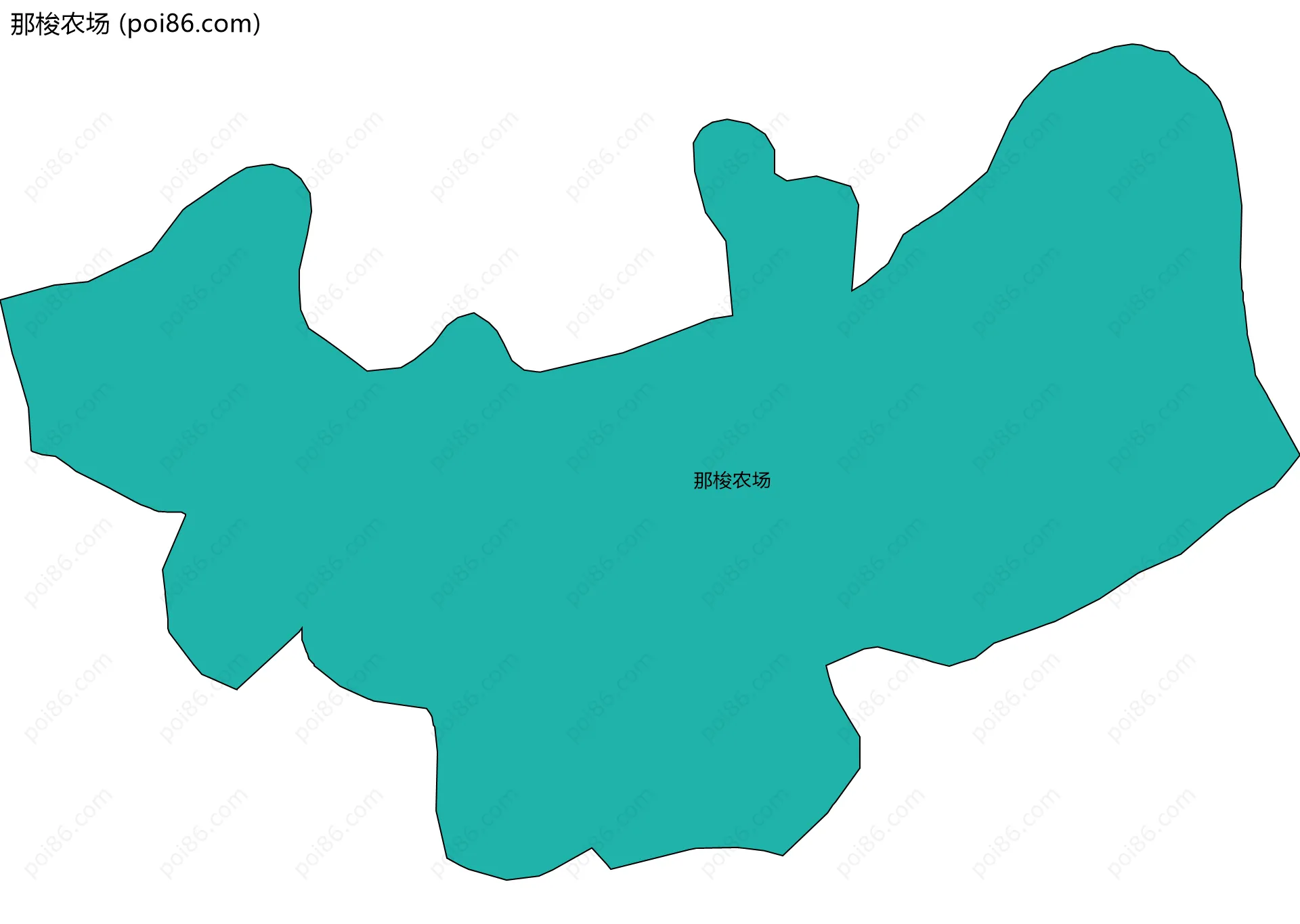 那梭农场边界地图