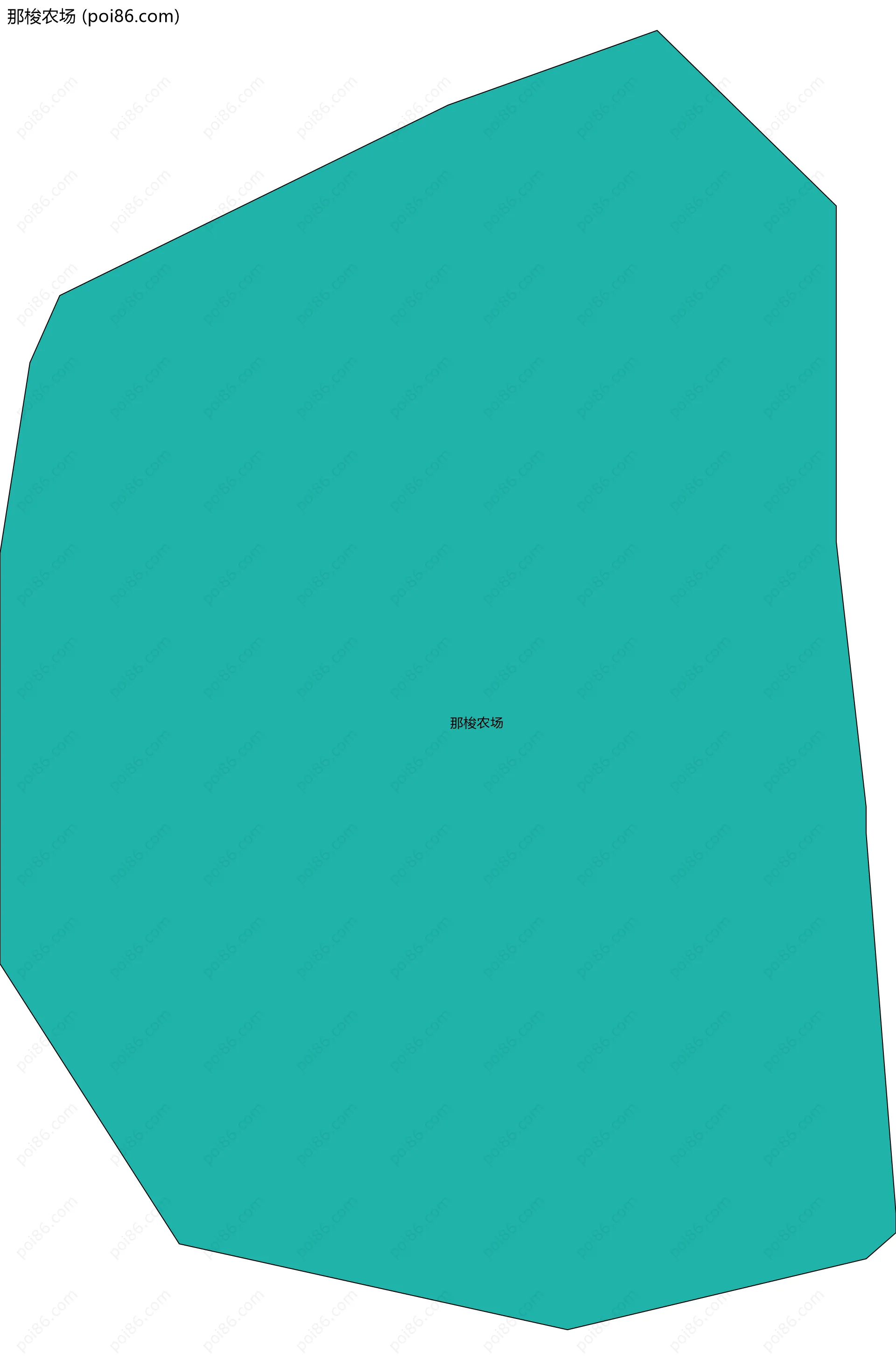 那梭农场边界地图