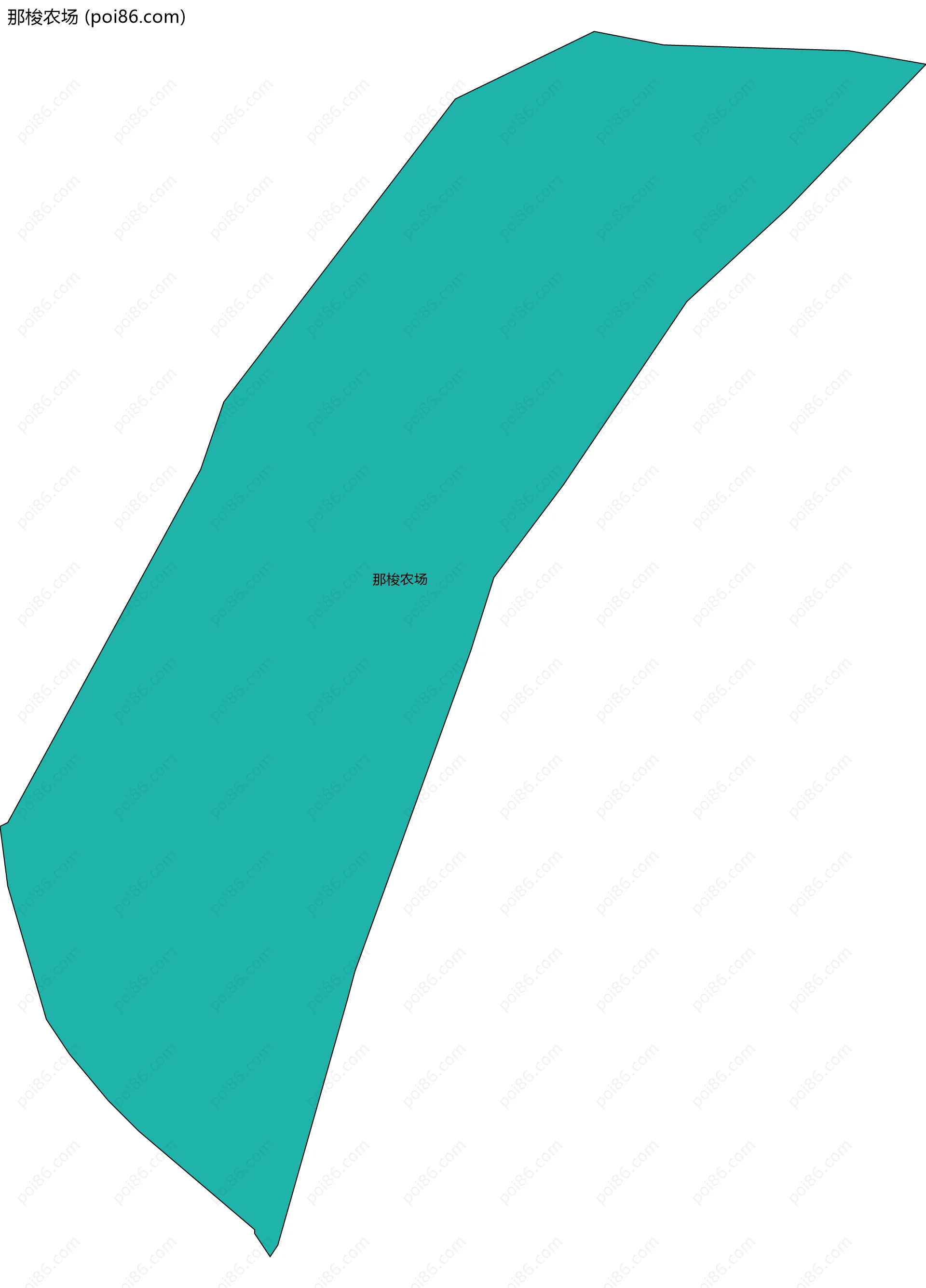 那梭农场边界地图