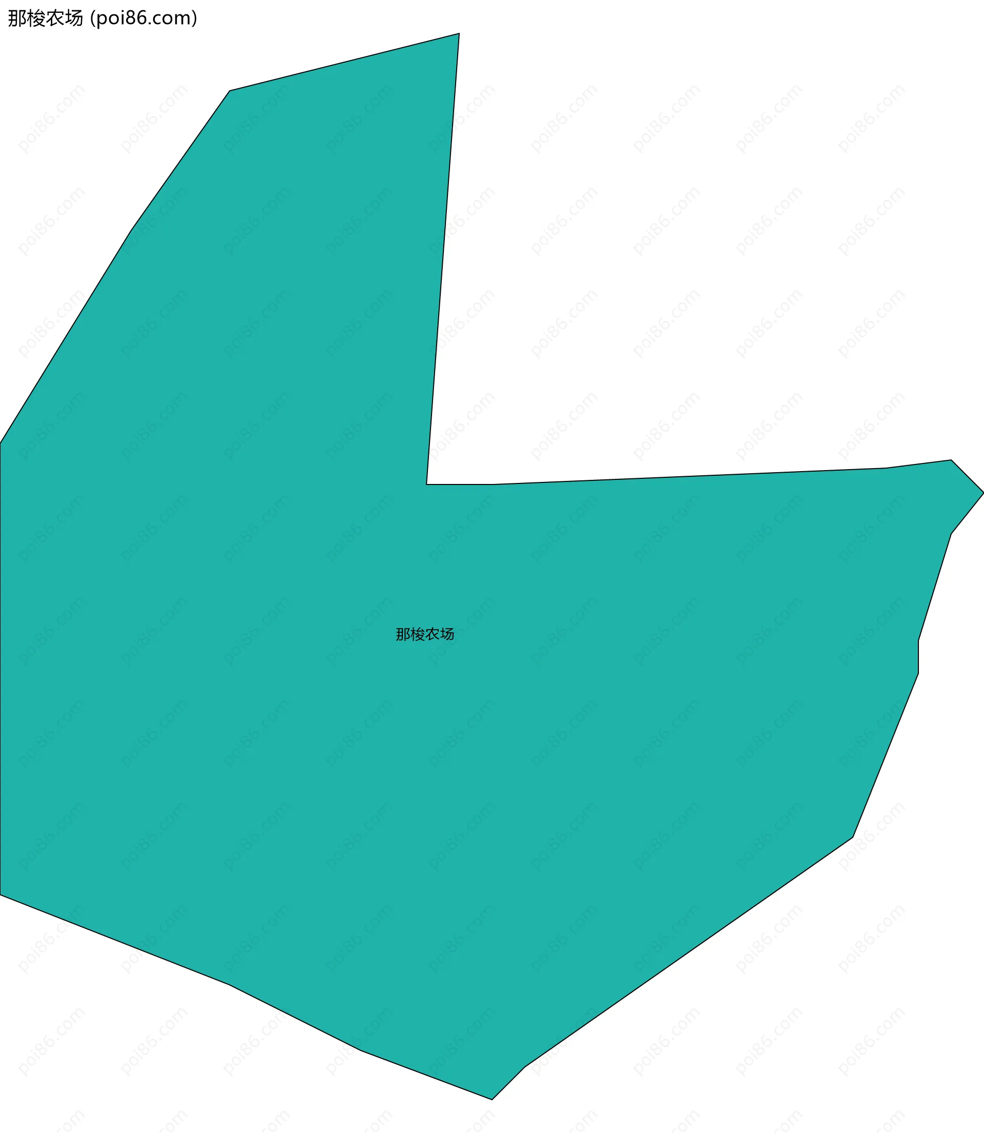 那梭农场边界地图