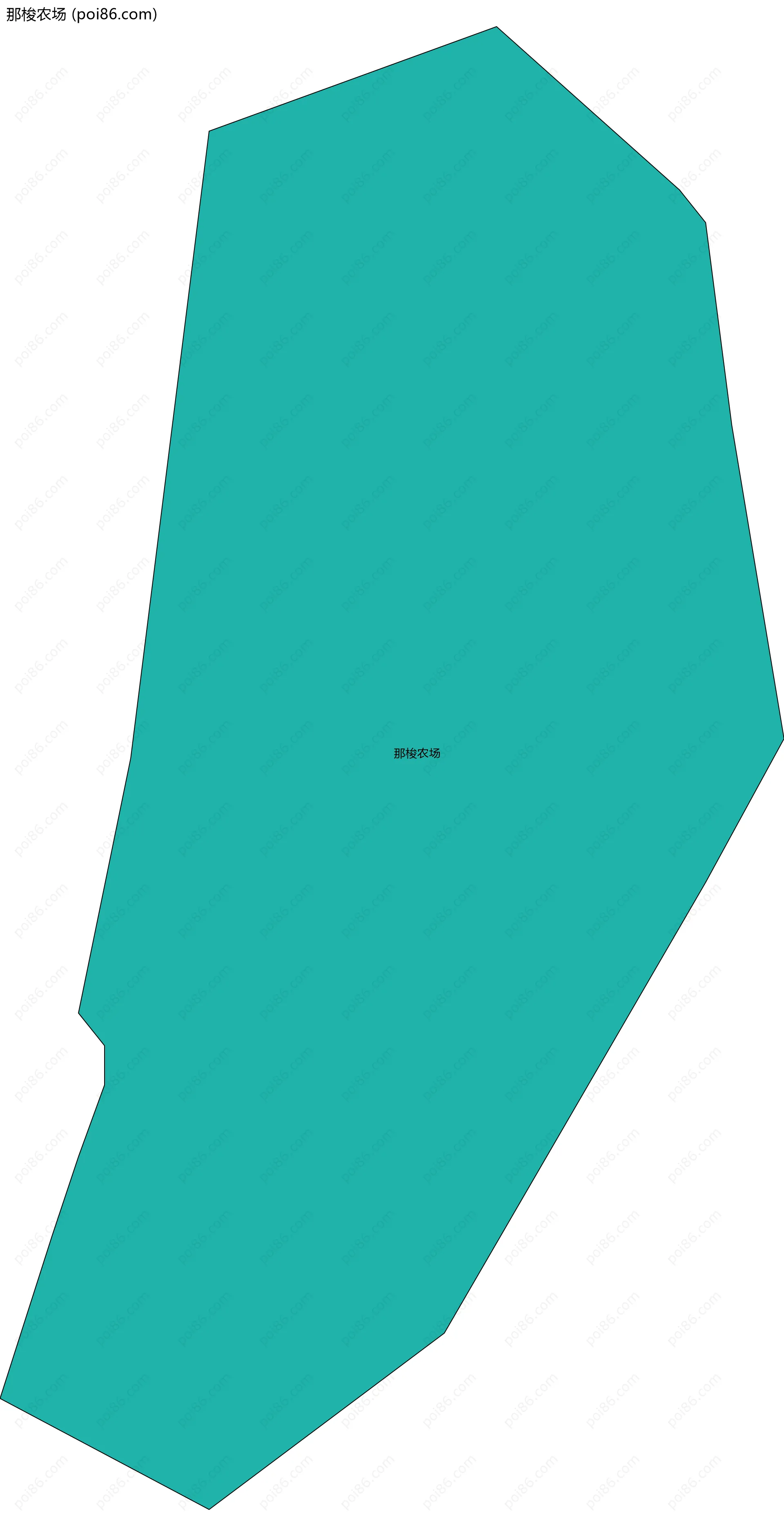 那梭农场边界地图