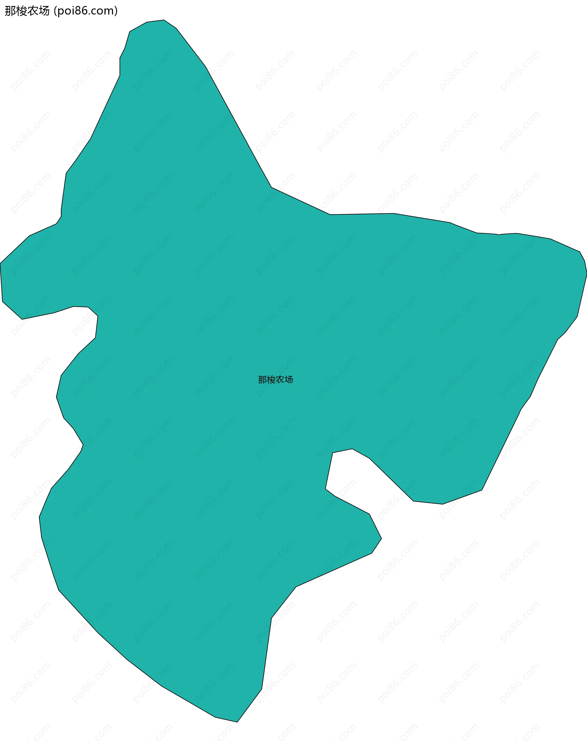 那梭农场边界地图