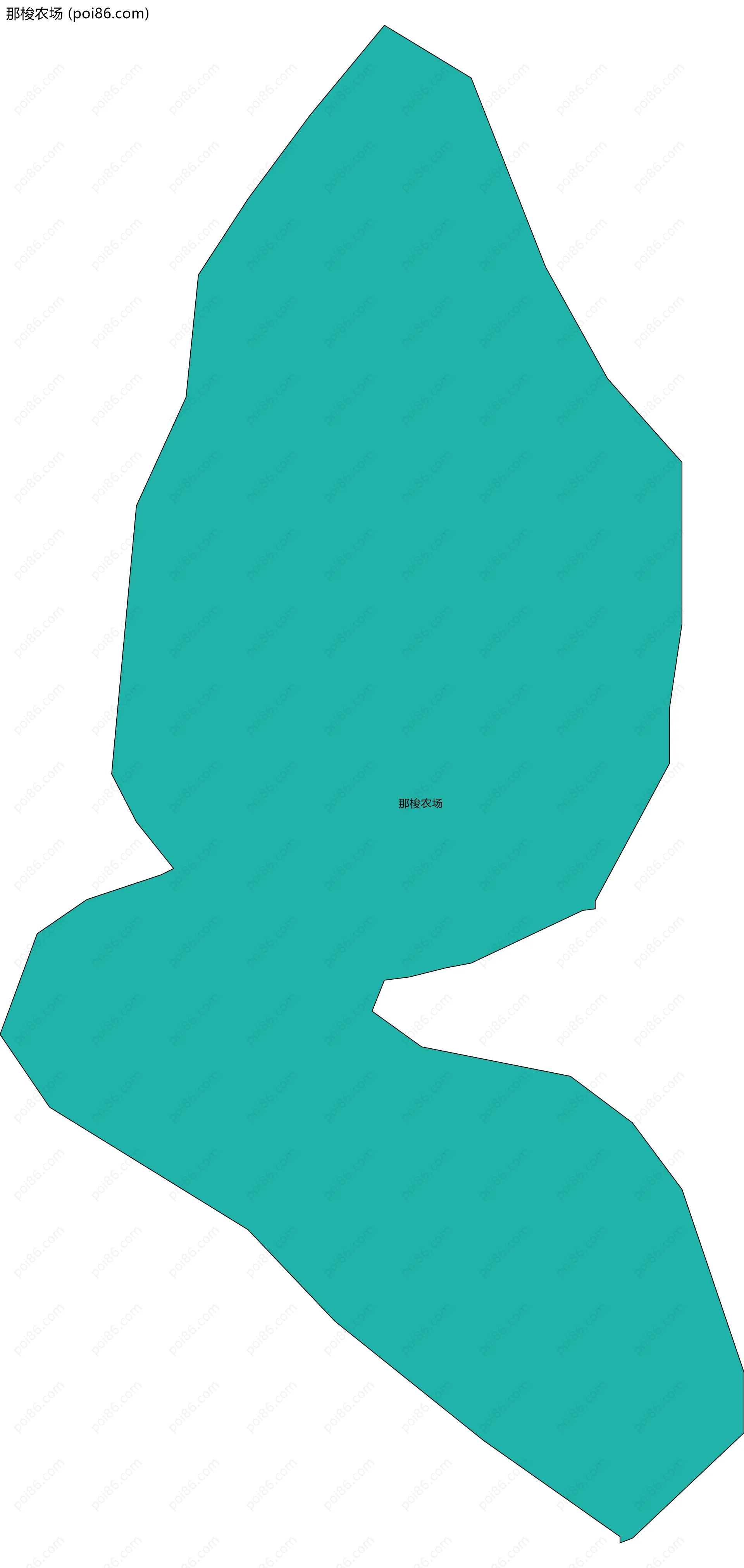 那梭农场边界地图