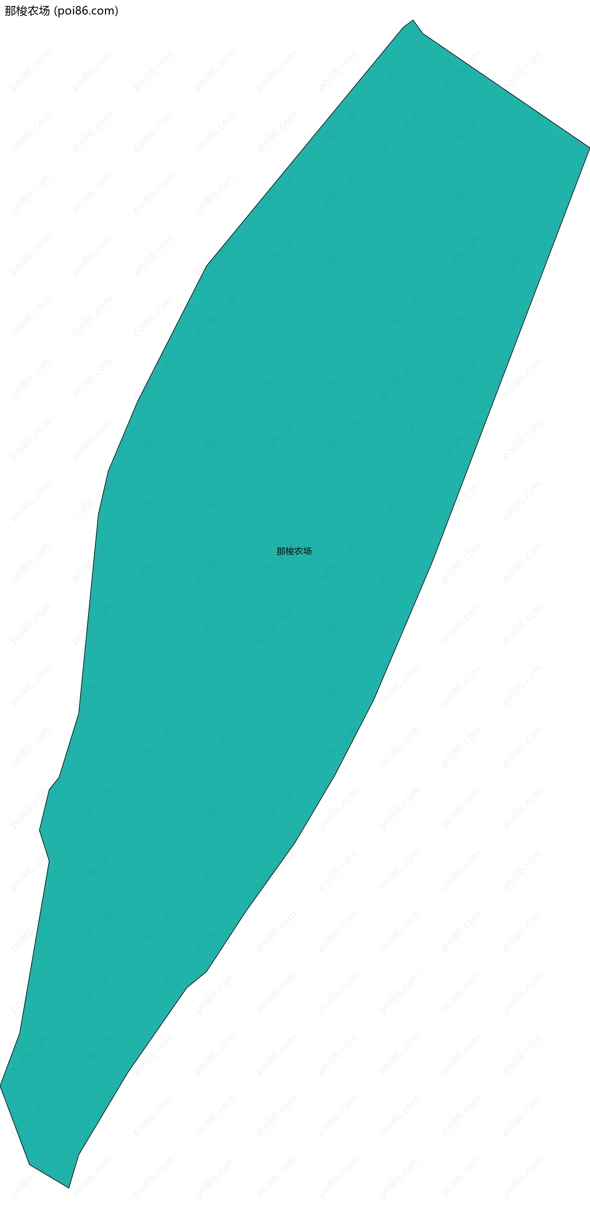 那梭农场边界地图