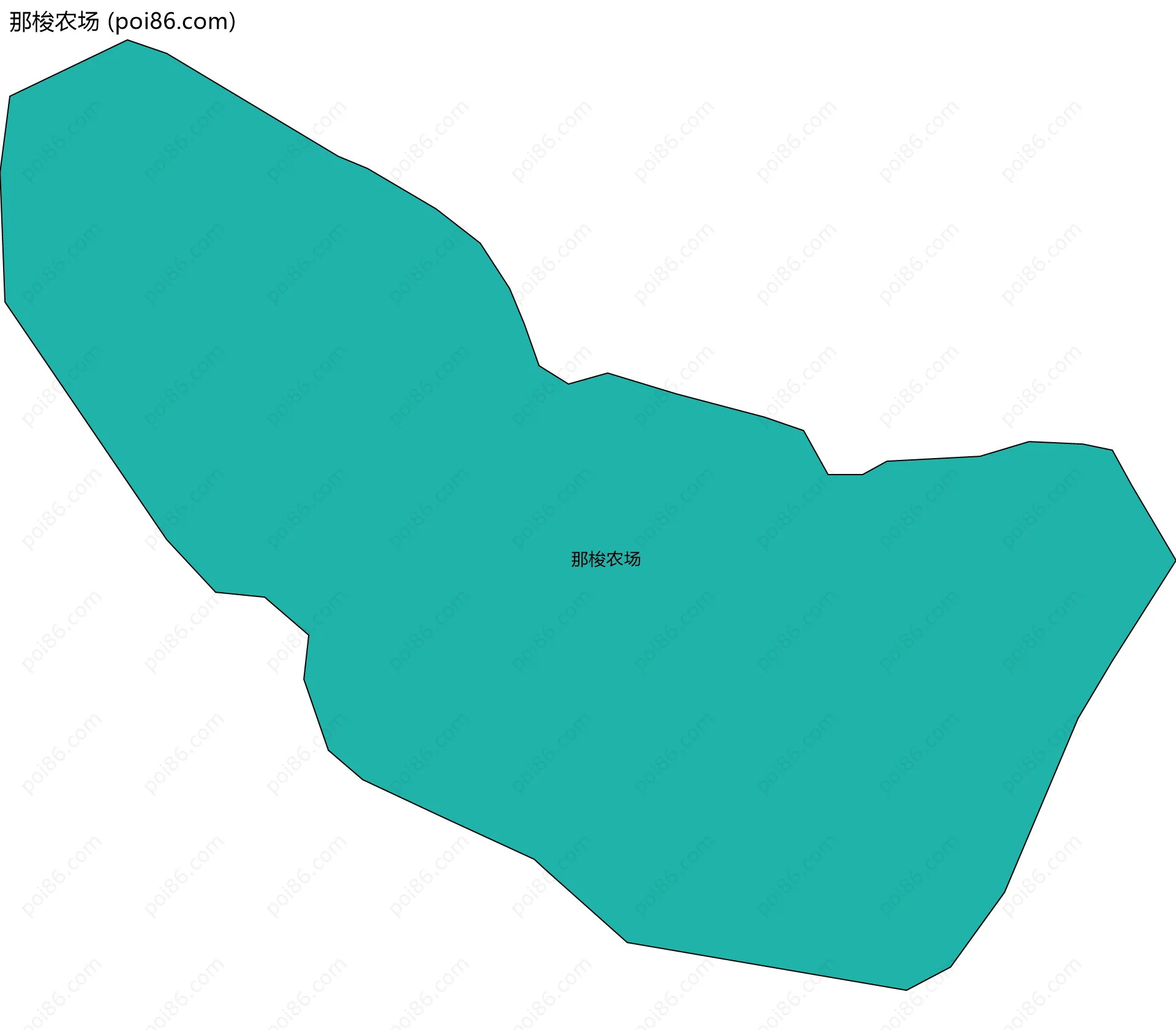 那梭农场边界地图