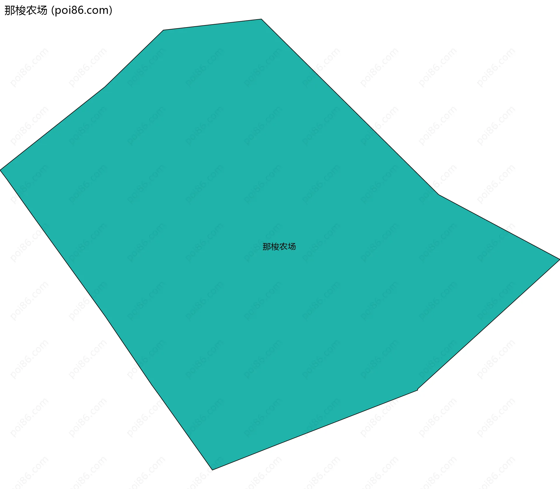 那梭农场边界地图