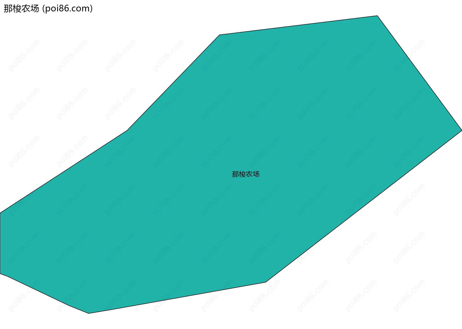 那梭农场边界地图