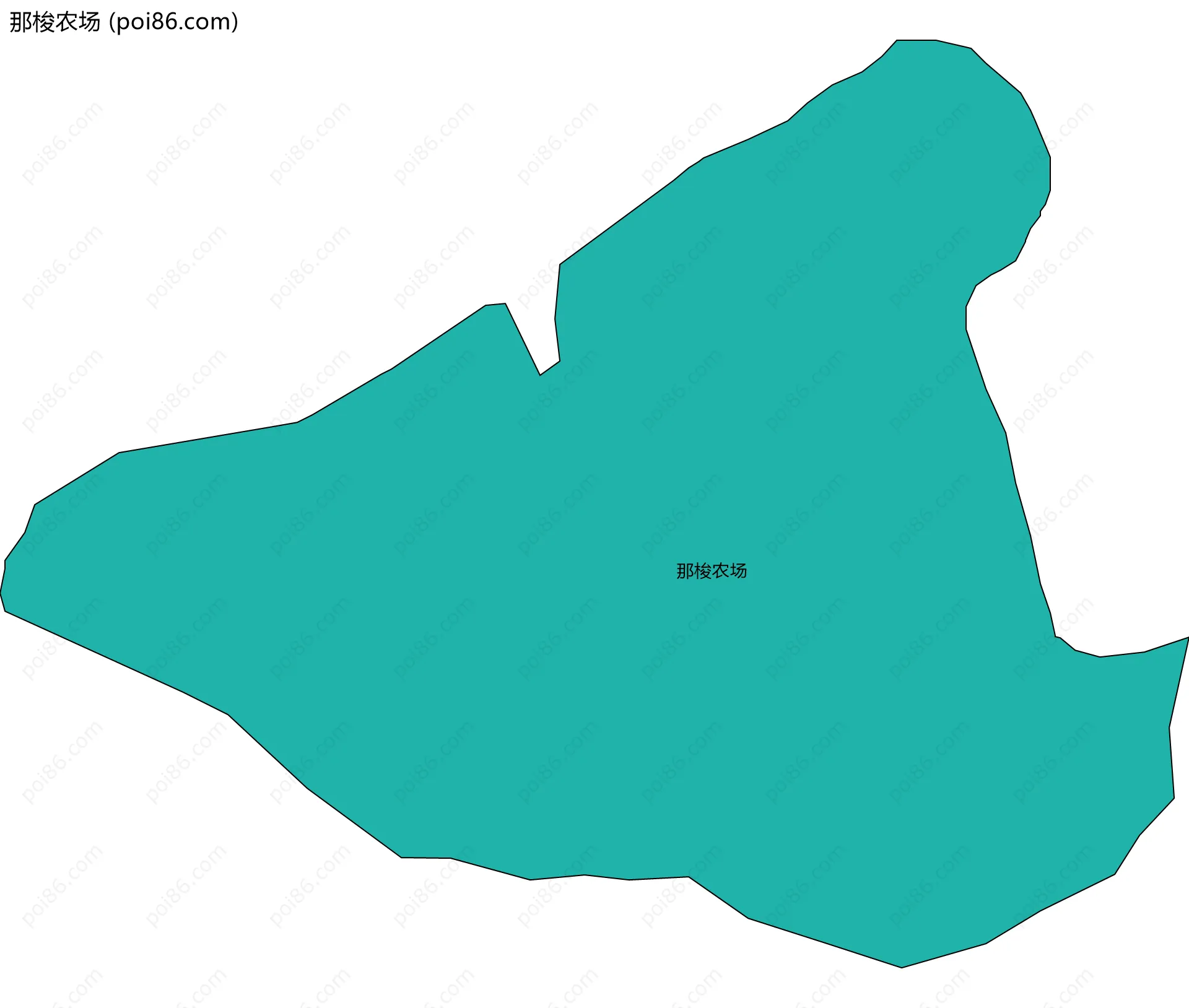 那梭农场边界地图