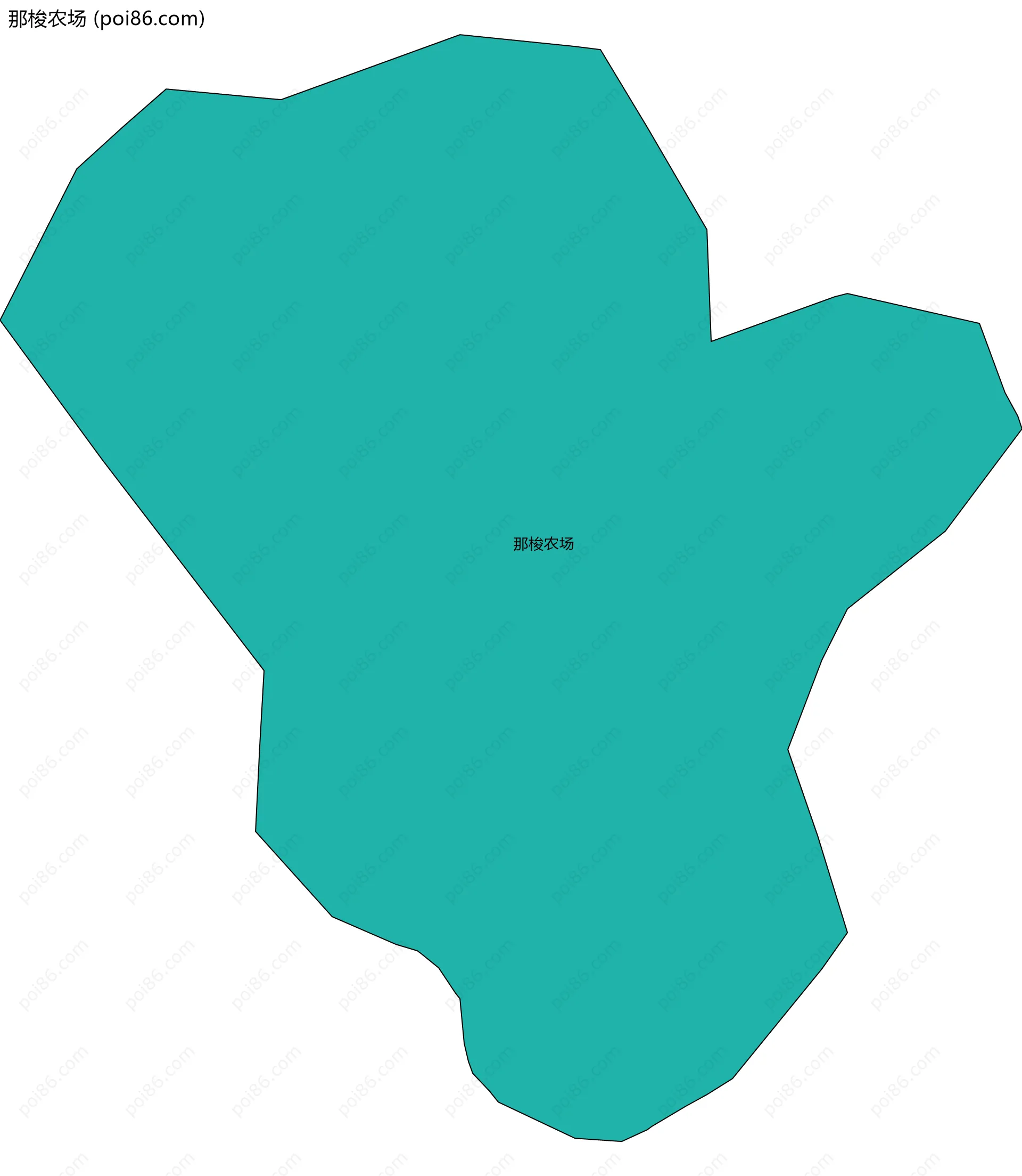 那梭农场边界地图