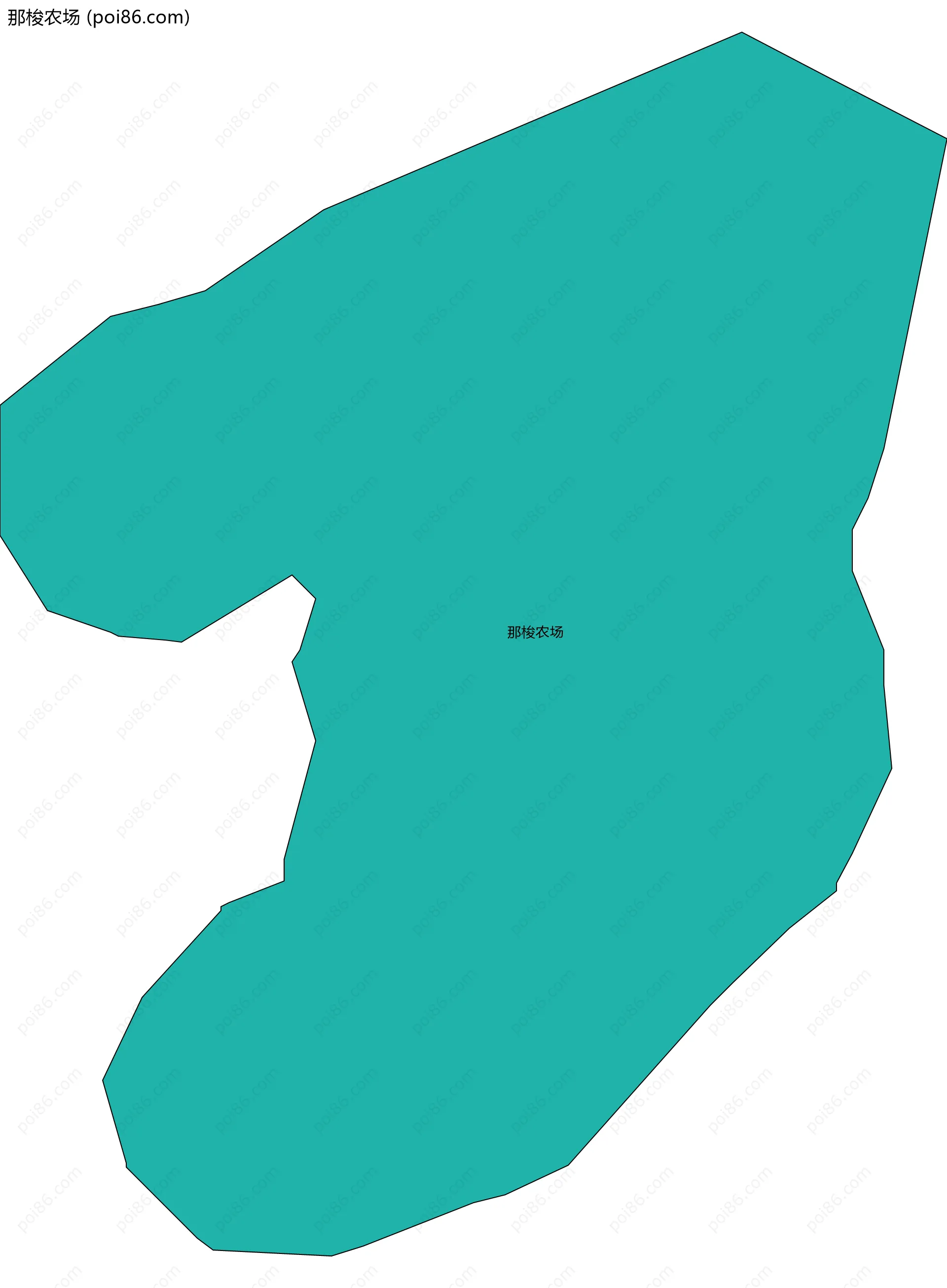 那梭农场边界地图