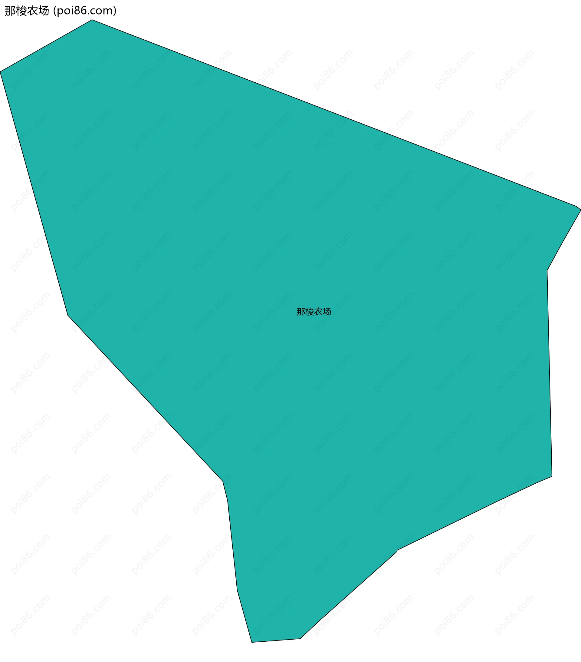 那梭农场边界地图