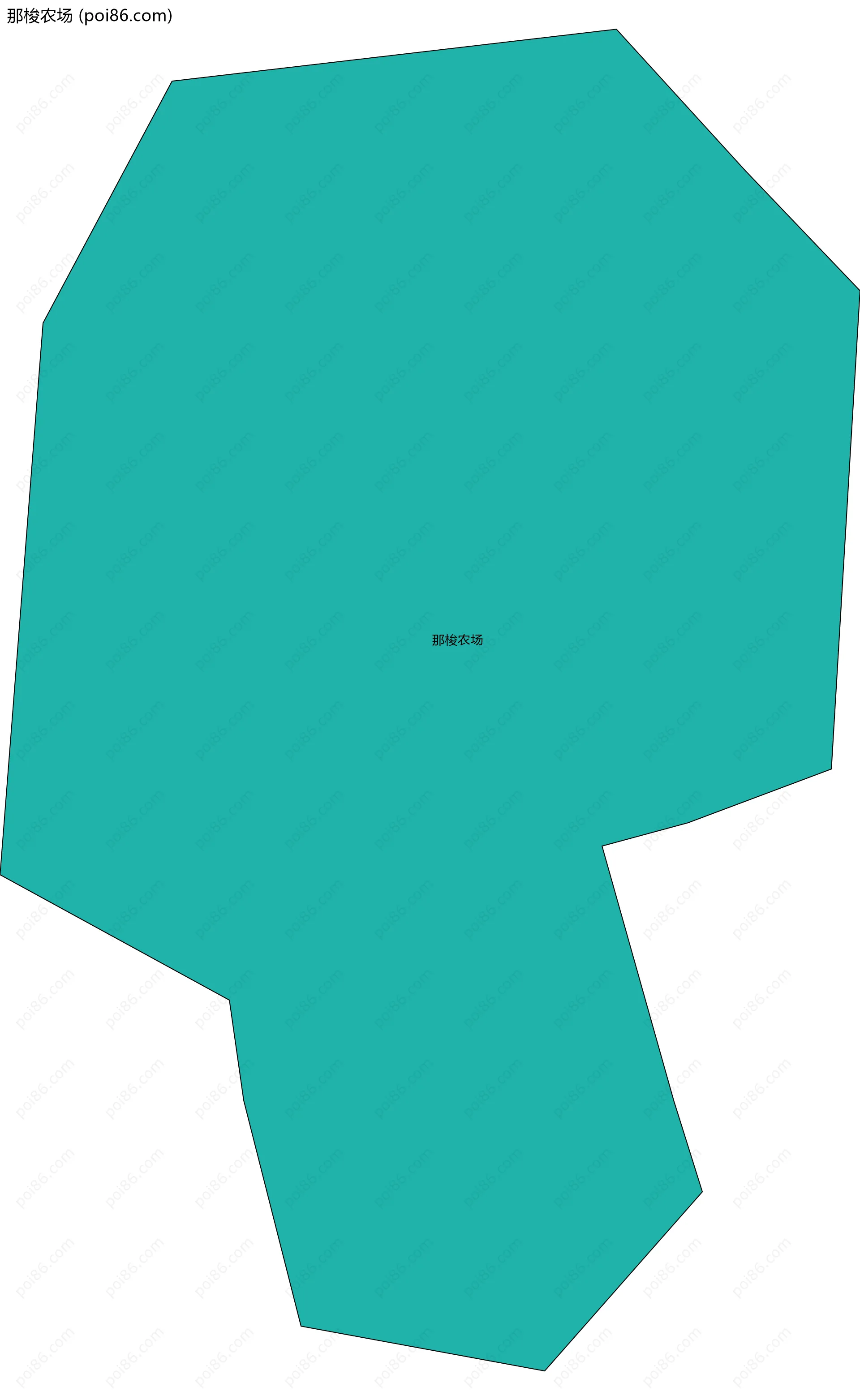 那梭农场边界地图