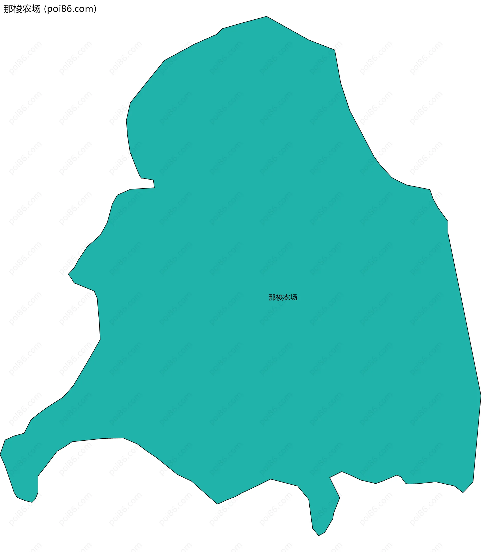 那梭农场边界地图