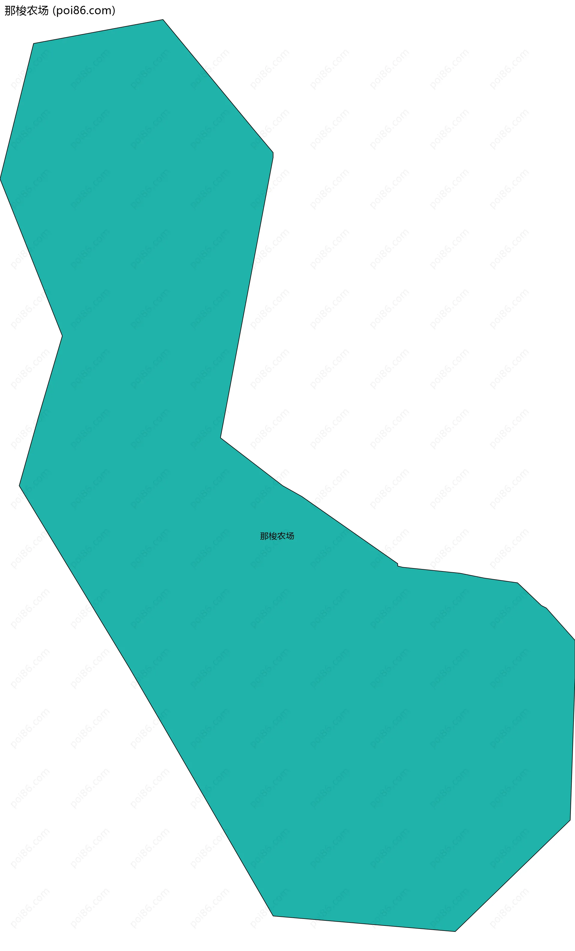 那梭农场边界地图