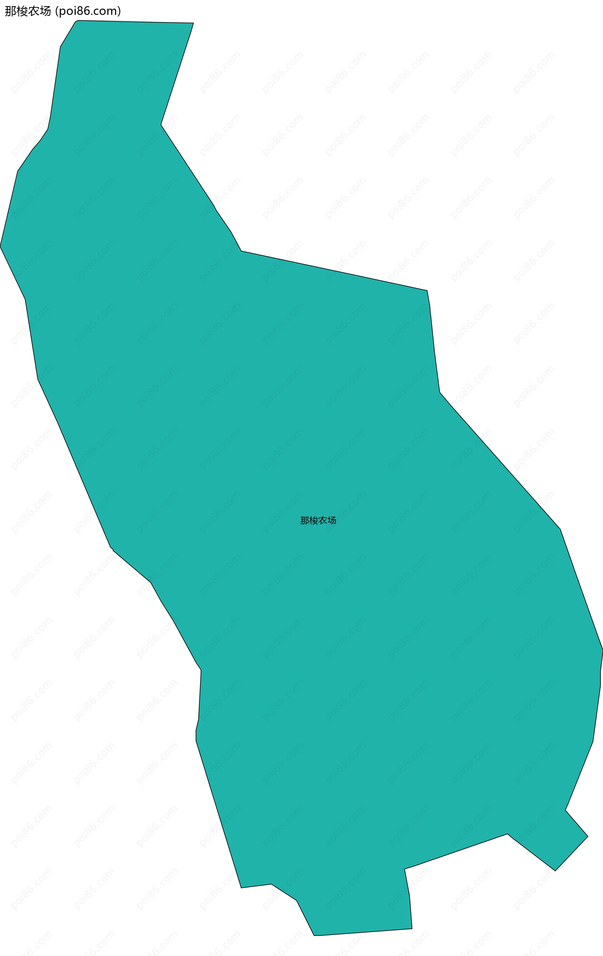 那梭农场边界地图